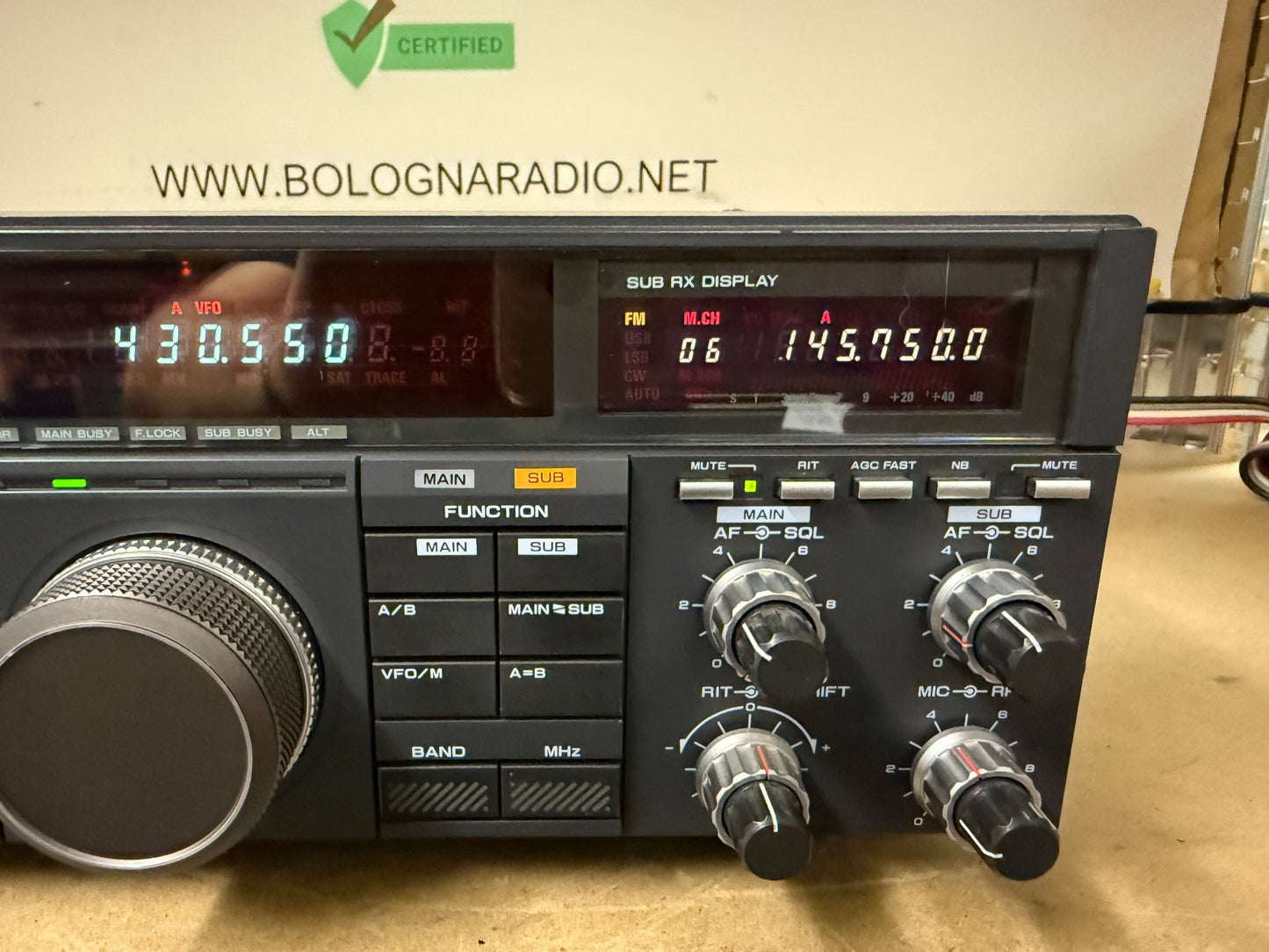 Kenwood TS 790 + toni squelch perfetto