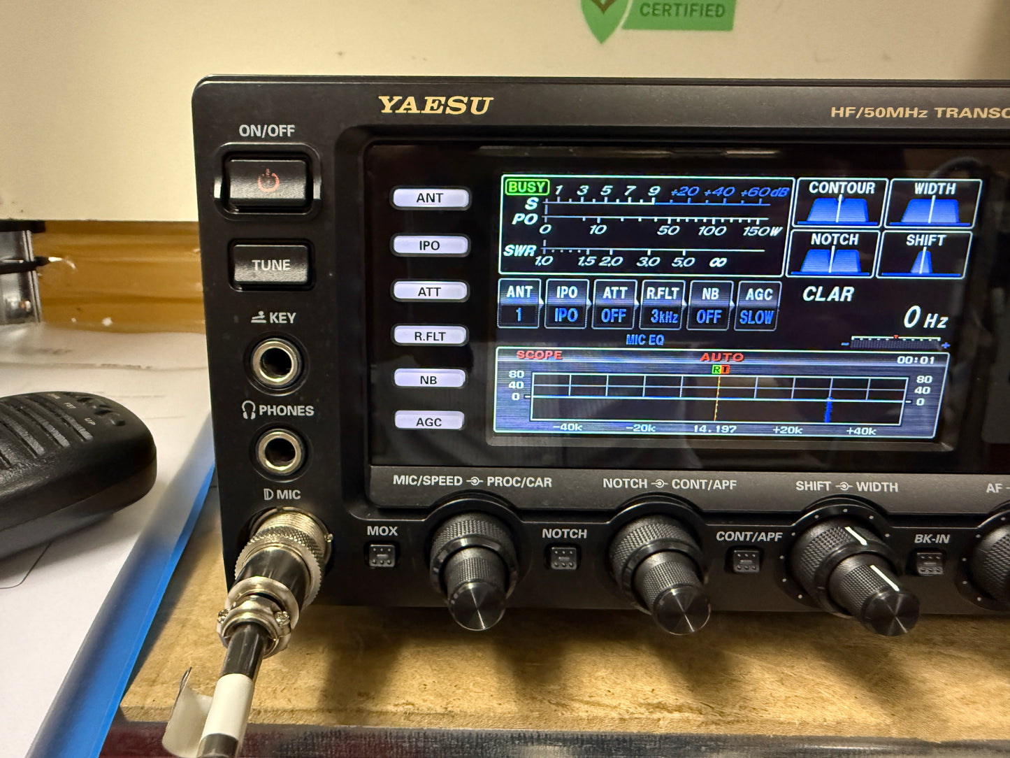 Yaesu FTDX 3000 + DVS6 + imballo originale pari al nuovo