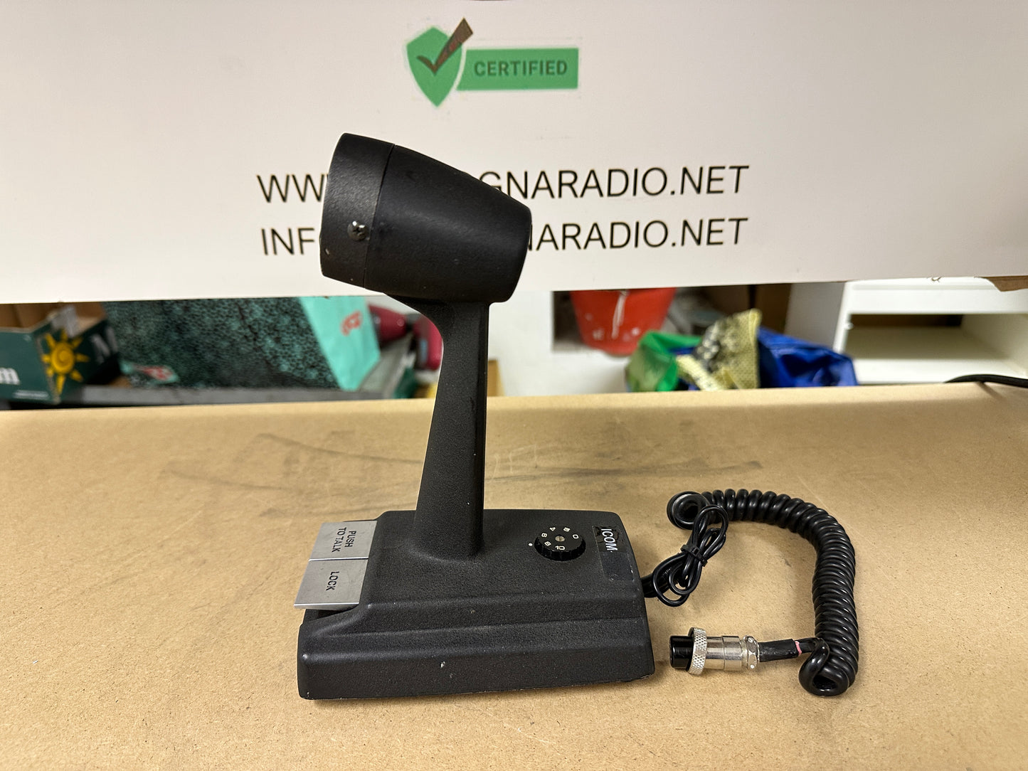 SBE Microfono Preamplificato da Tavolo per Radio CB HF/VHF/UHF
