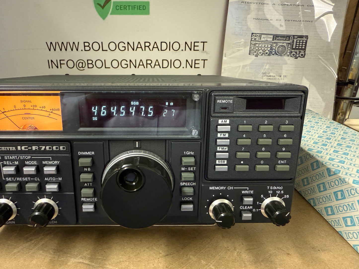 Icom ic r 7000 pari al nuovo