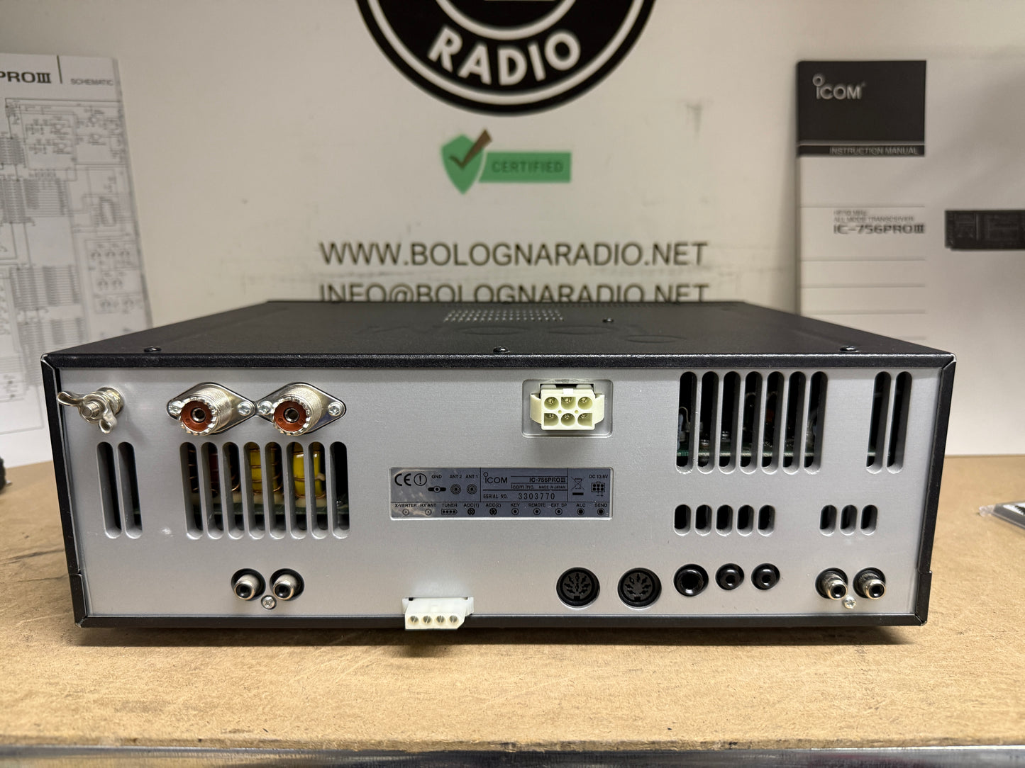 A-1 Icom IC 756 pro3 pari al nuovo Mosfet full set espansa Garanzia 12 Mesi