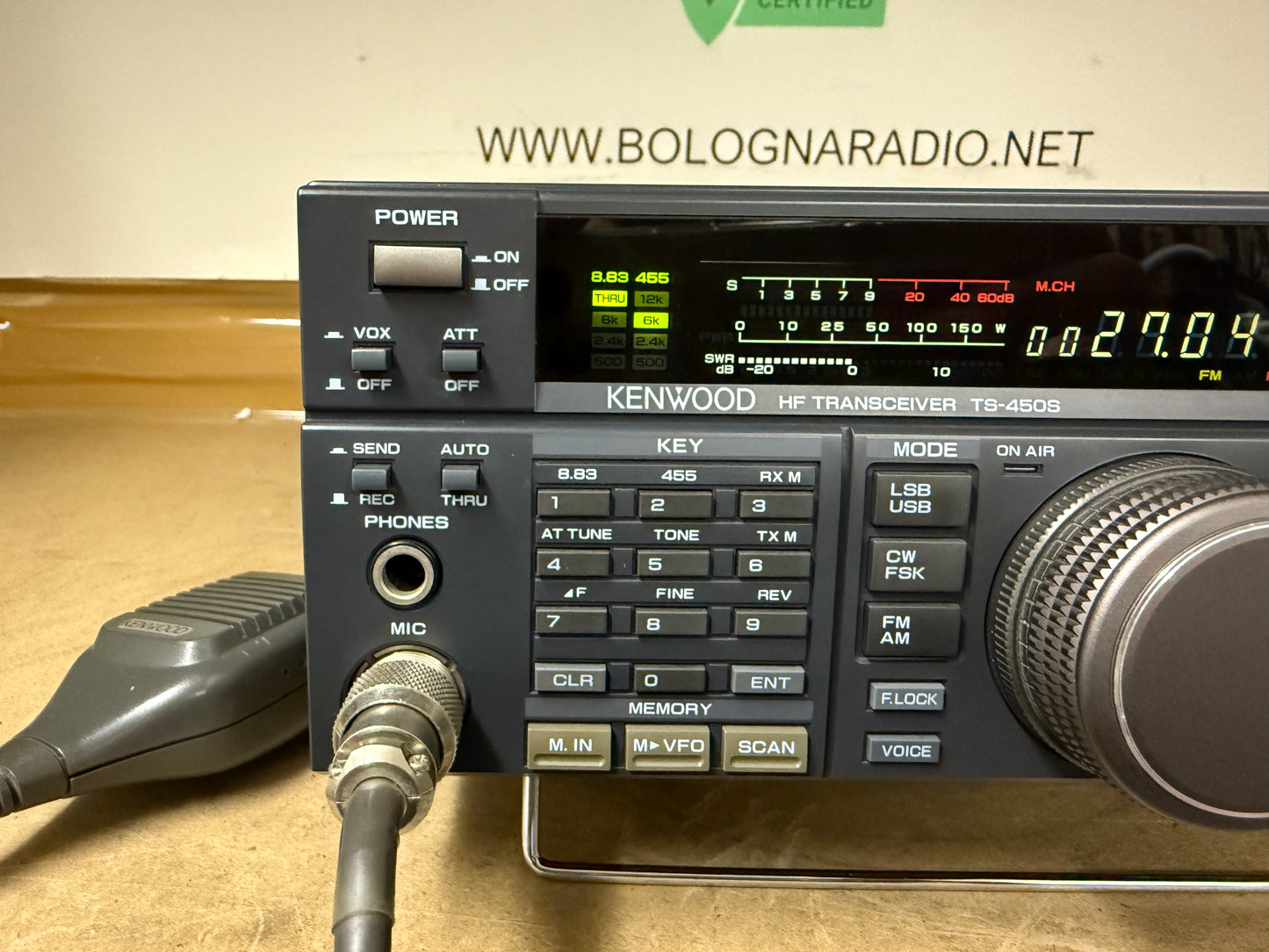 Kenwood TS 450 sat pari al nuovo garanzia 12 mesi