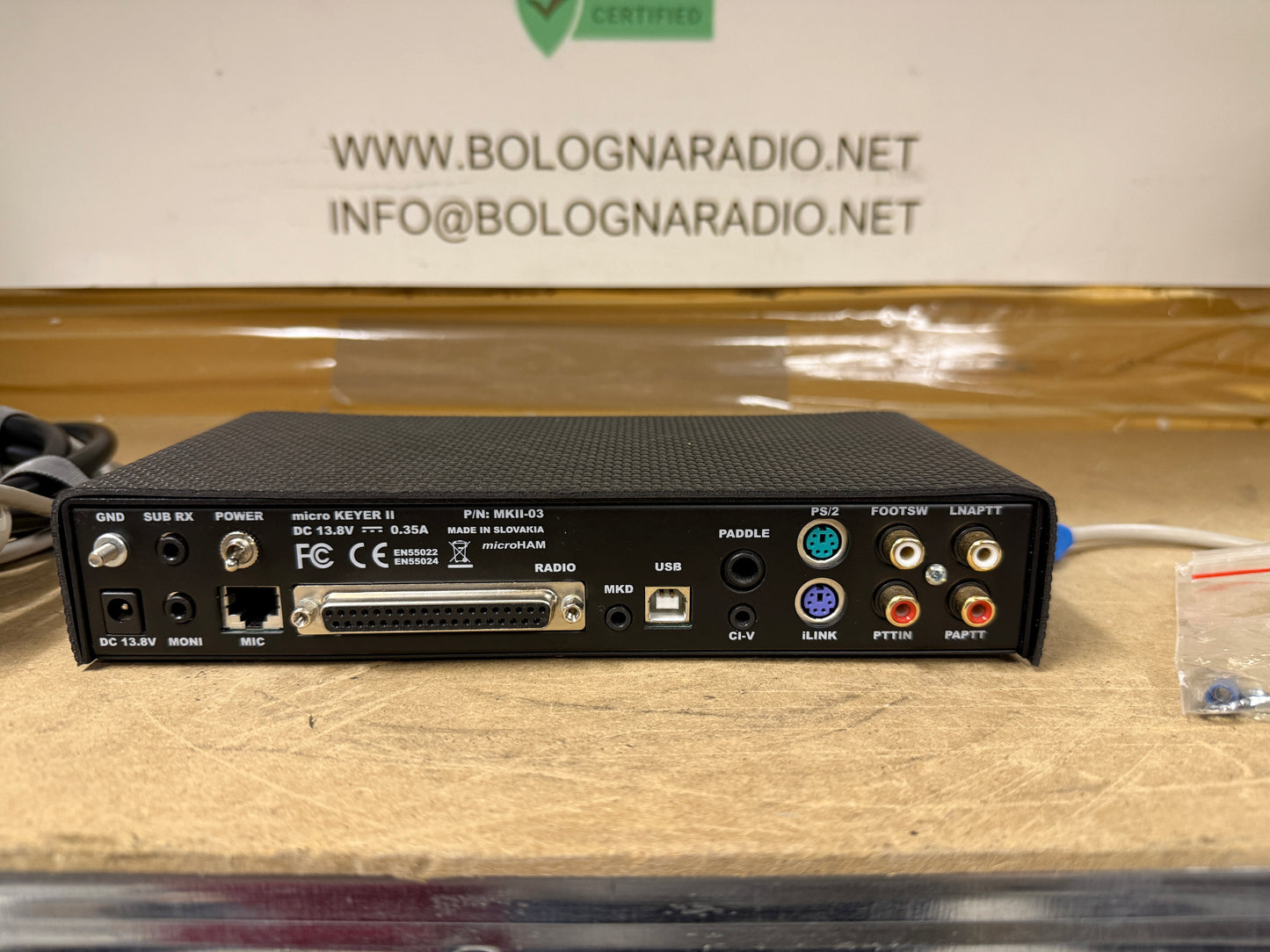 Micro keyer 2 con cavo icom 7600 / 7610