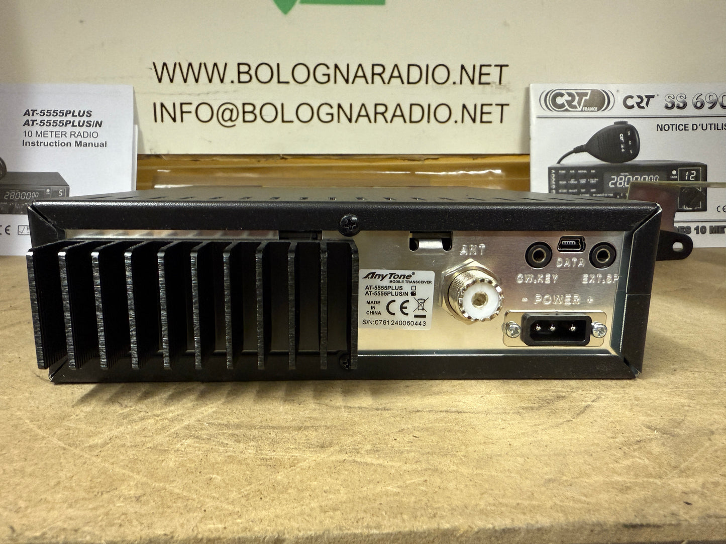 Ricetrasmettitore Anytone AT 5555 plus 45 watt full set