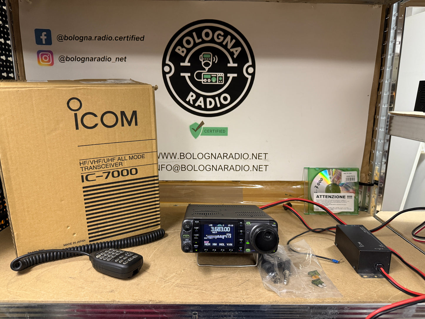 Icom IC 7000 perfetta imballo garanzia 12 mesi