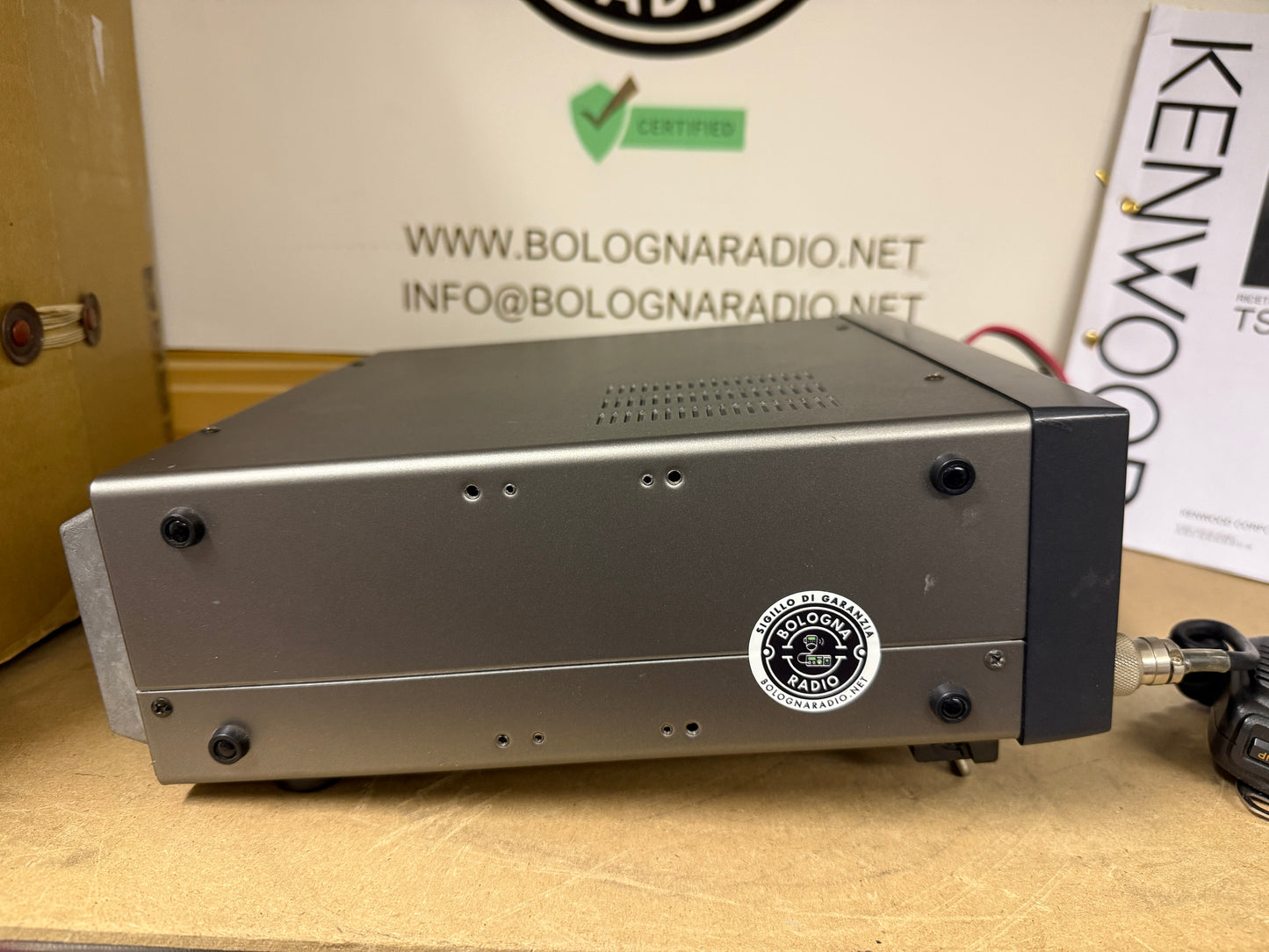 Kenwood TS-570D + filtro ssb 1.8 khz + imballo garanzia 12 mesi