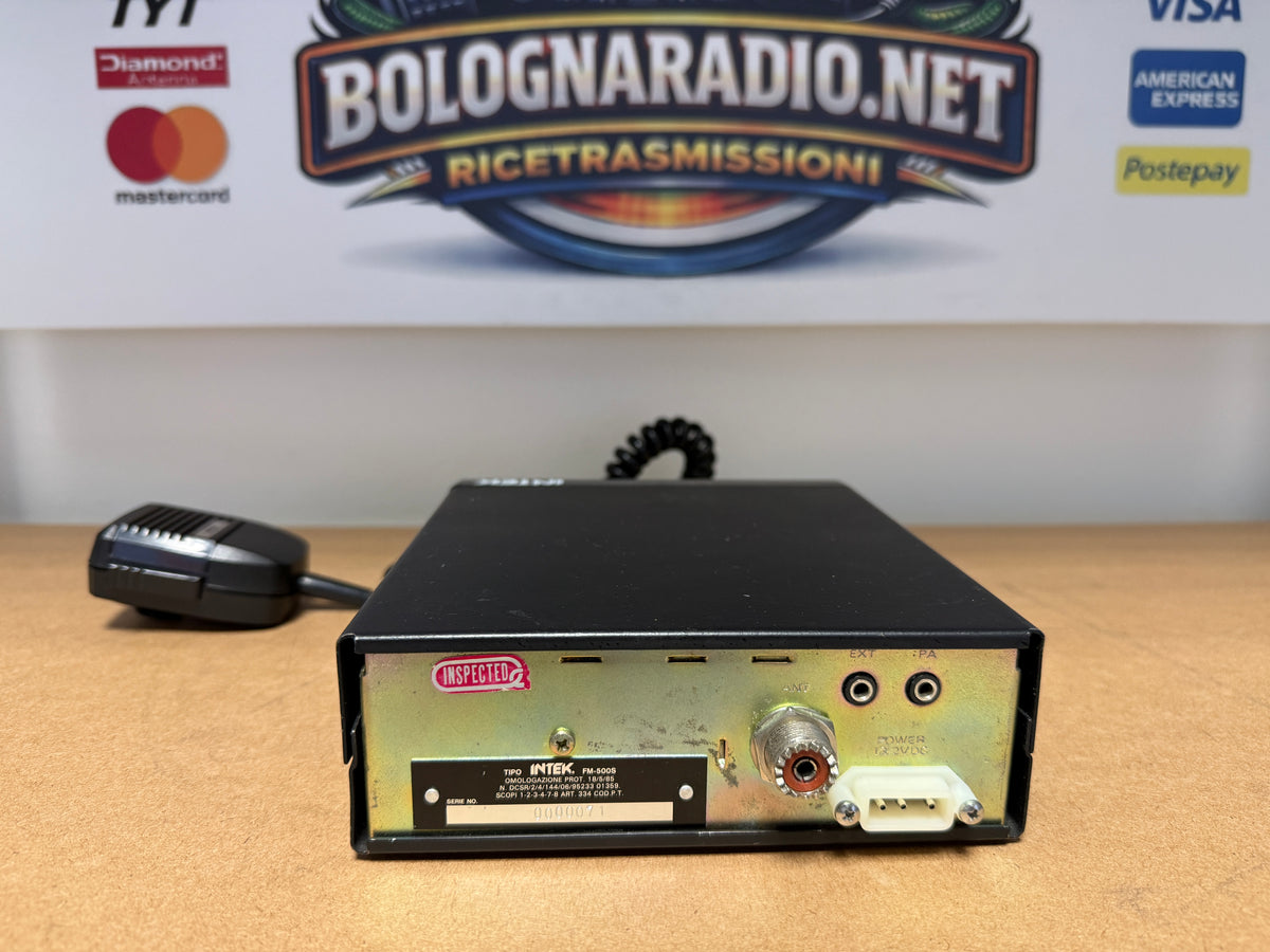 INTEK FM-500S Radio CB Veicolare 34 CH 5W AM/FM