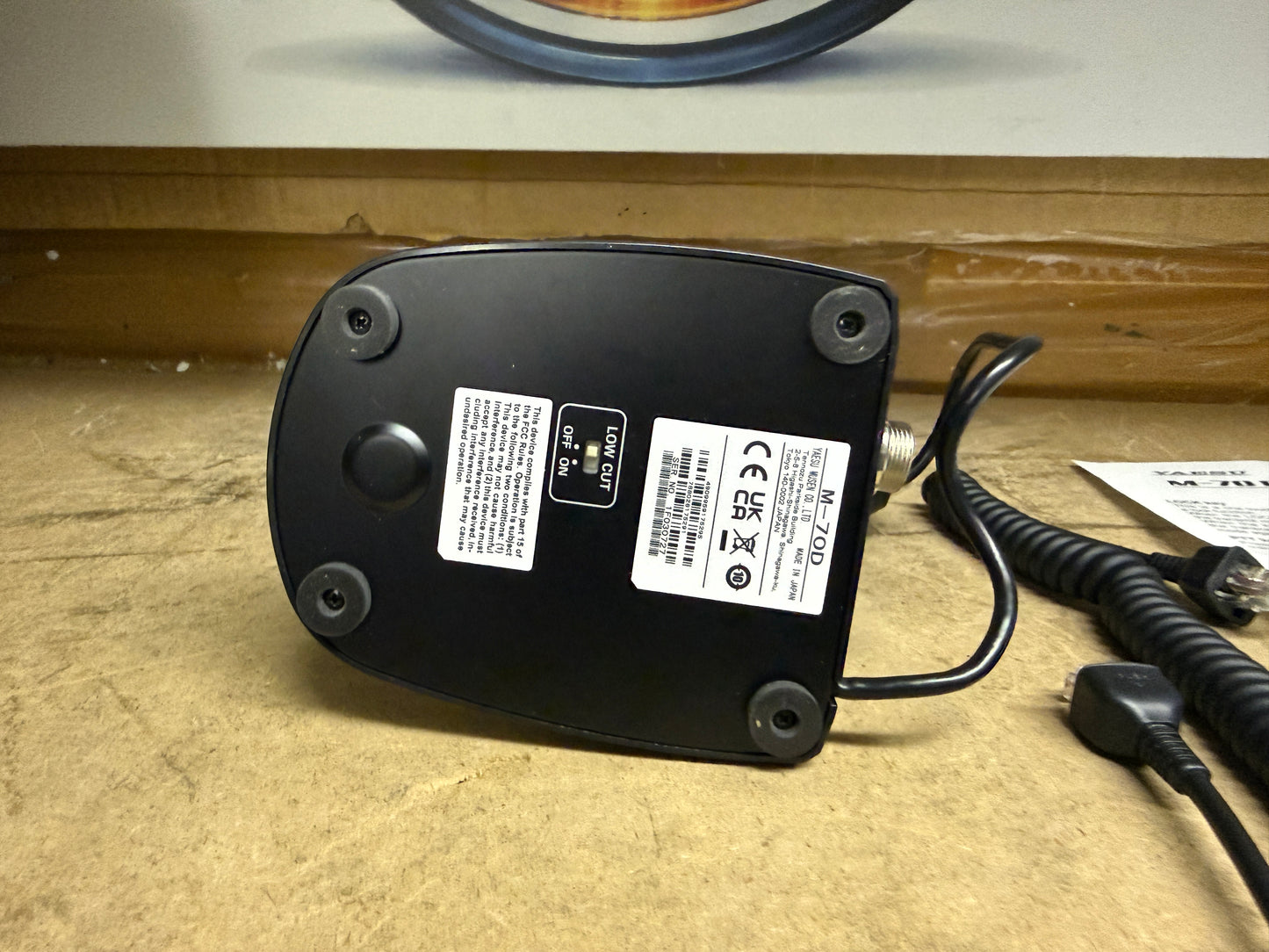 Yaesu M70 mike di linea perfetto