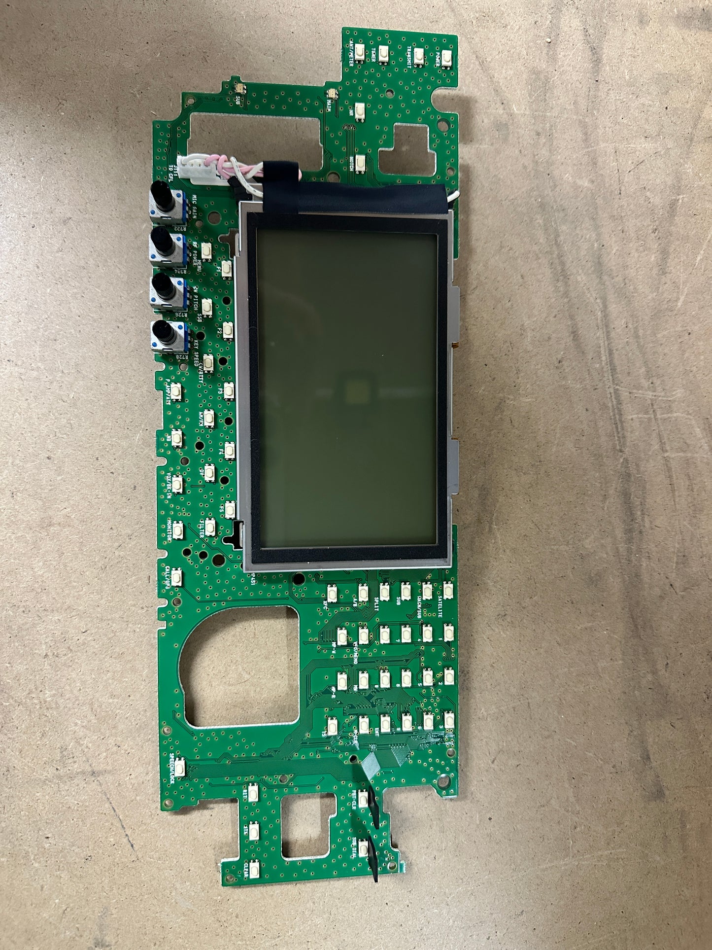 Icom ic 9100 scheda display