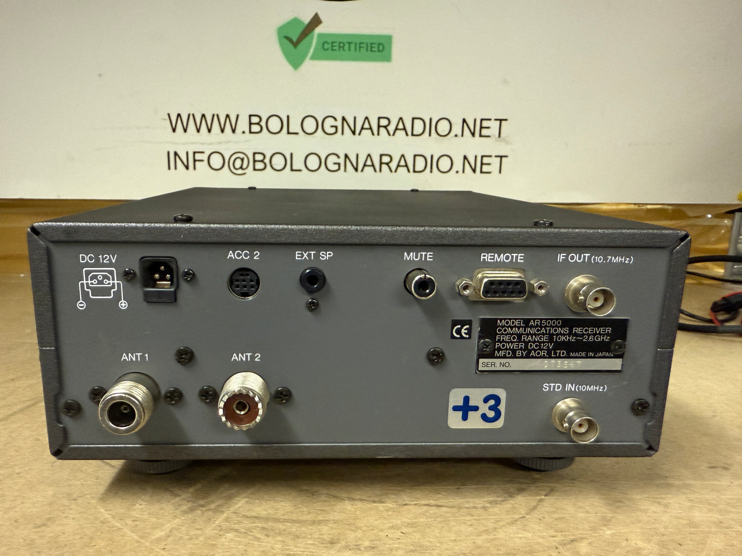 Ricevitore Aor AR 5000+3 Revisionato Garanzia 12 mesi