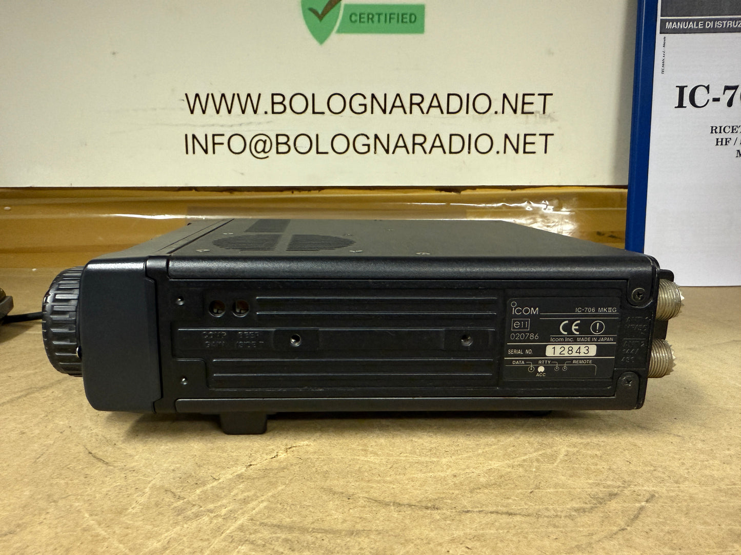 Icom IC 706 MK2G + DSP UT106 garanzia 12 mesi