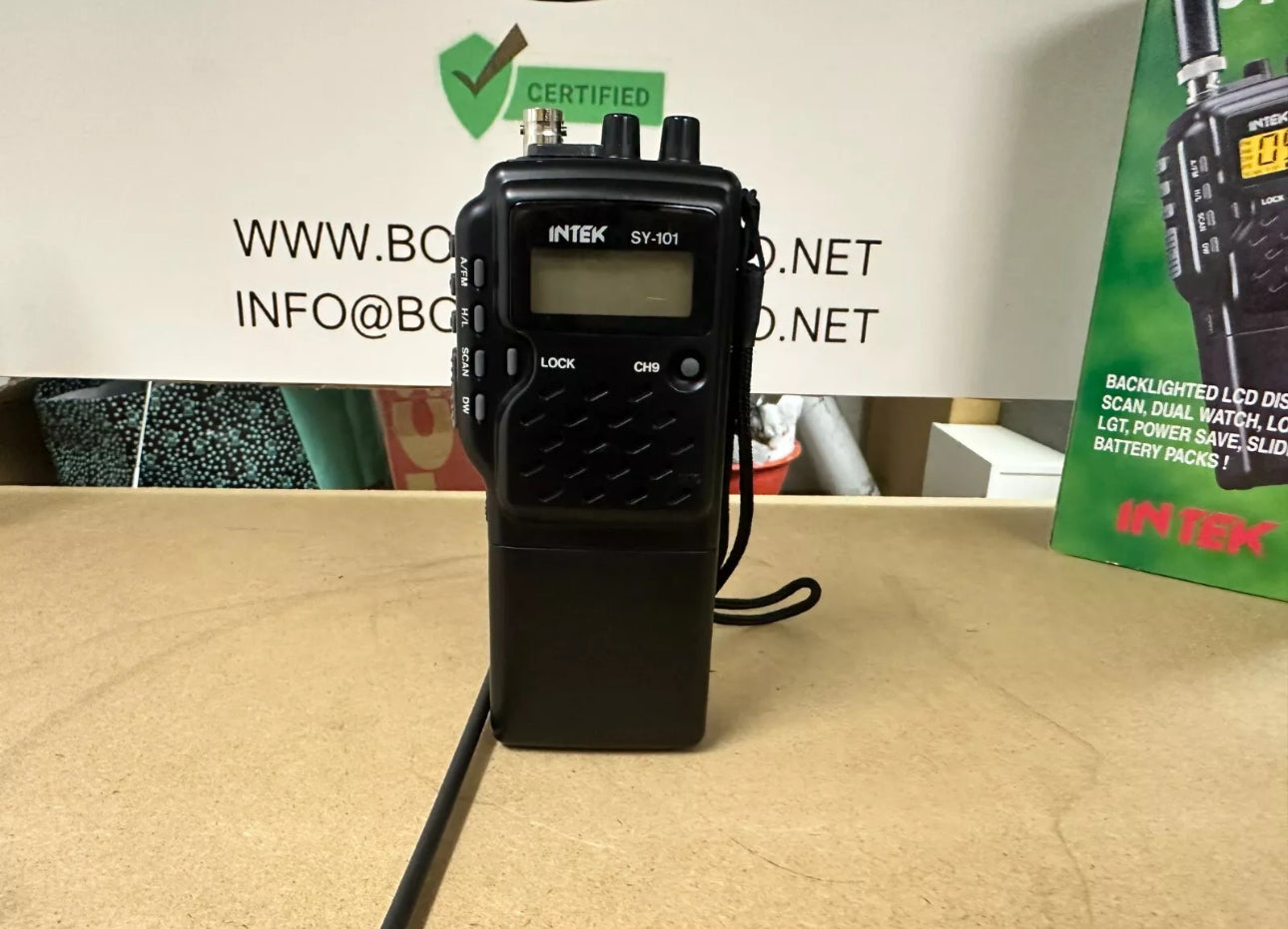 INTEK SY 101 CB OMOLOGATO PORTATILE AM FM 400 canali