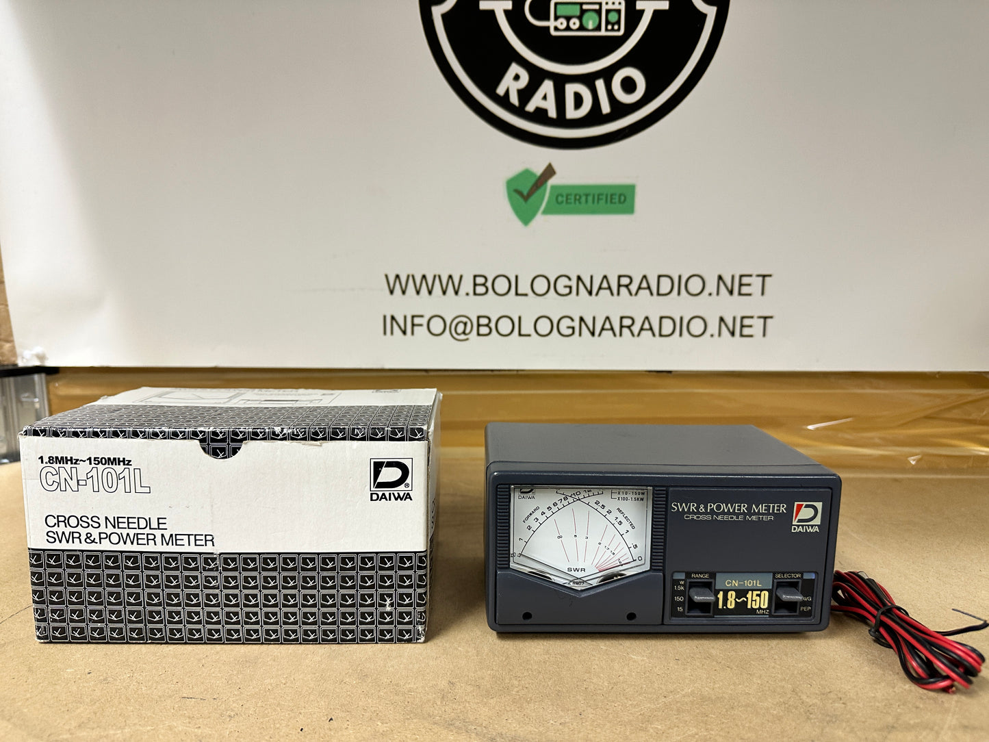 ROS/WATTMETRO 1.8-150 MHz DAIWA - CN-101L -