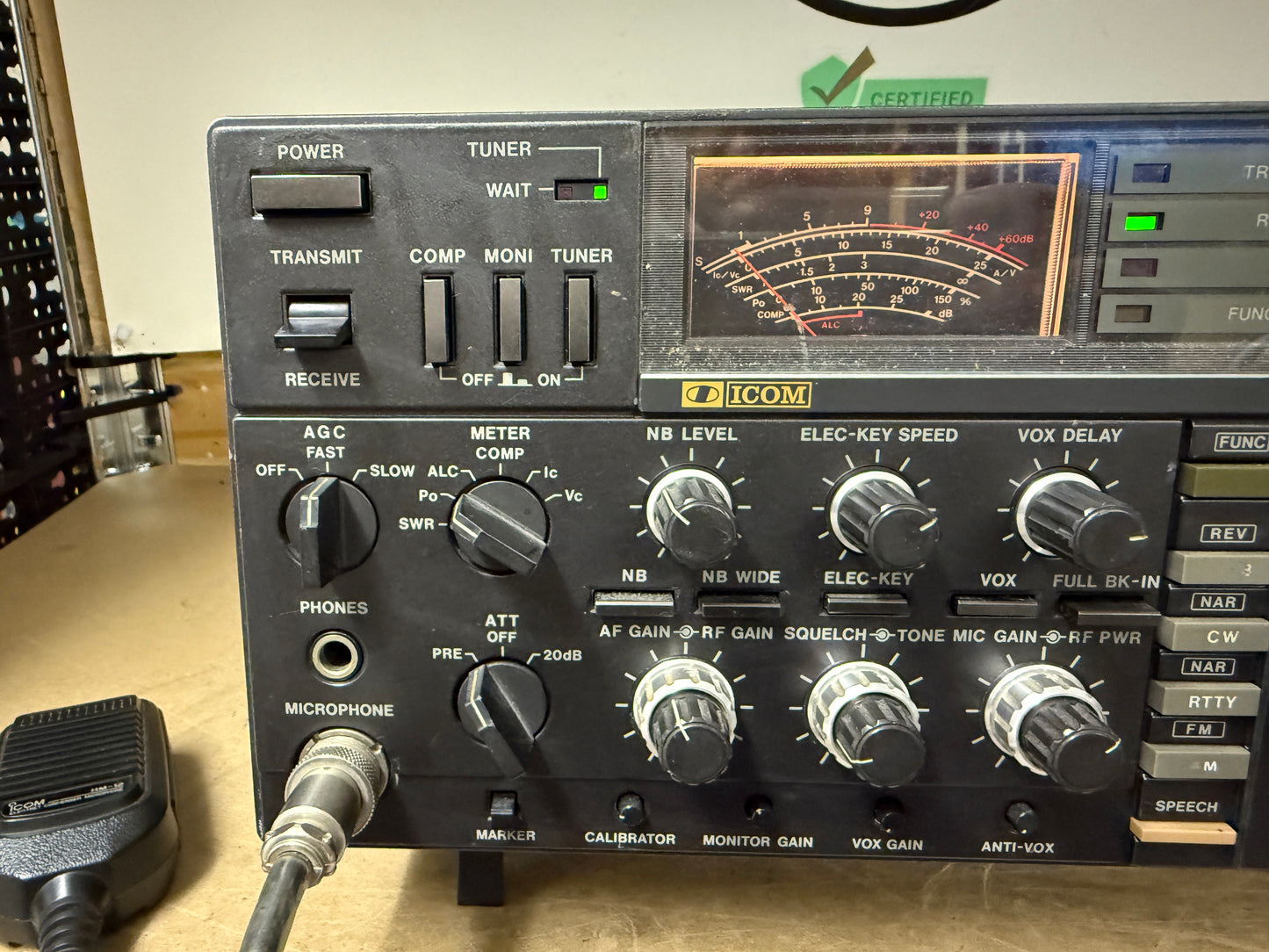 Icom ic 761 elettronica 100% estetica discreta