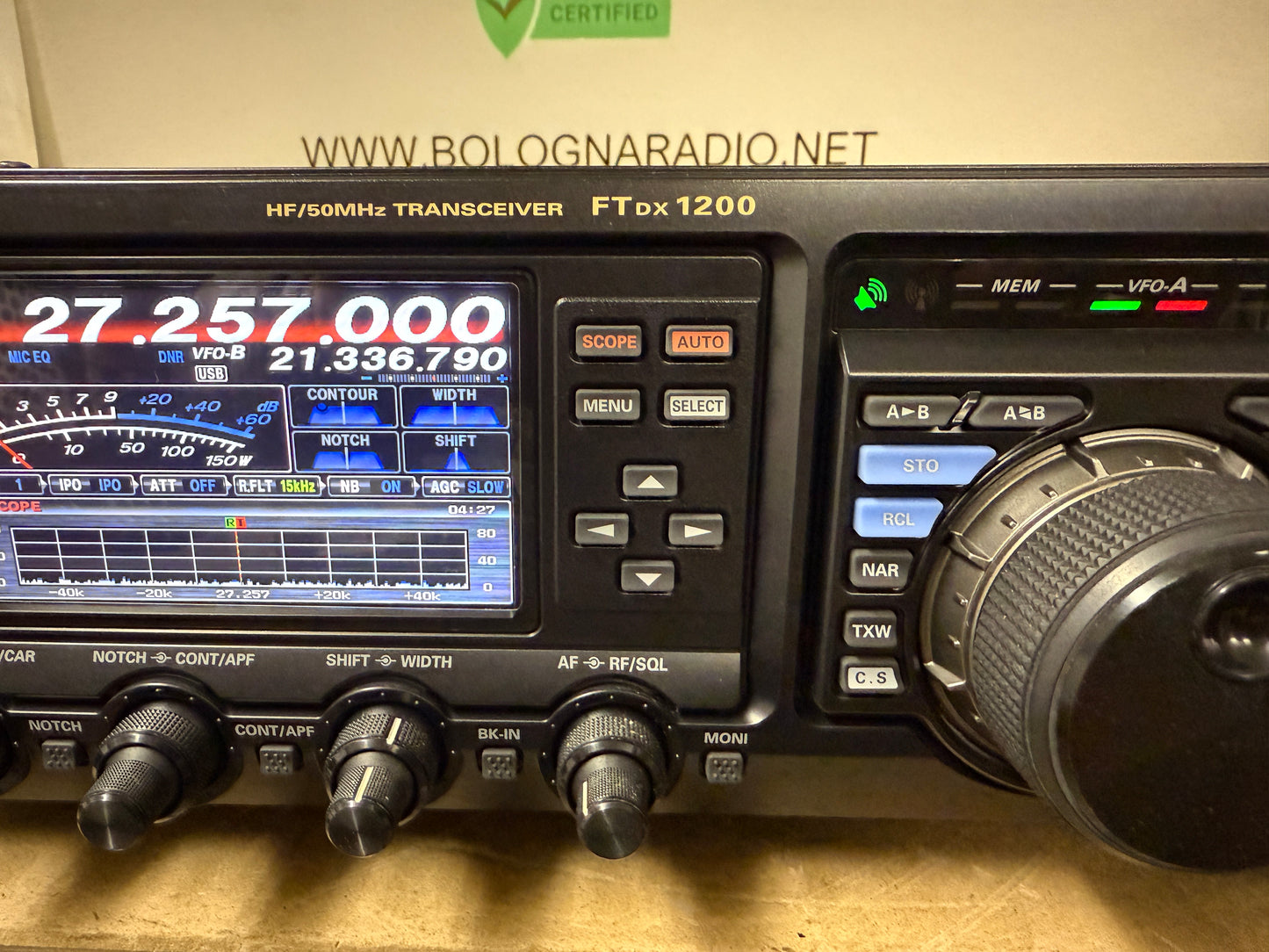 Yaesu FT dx 1200 + FFT1 + imballo
