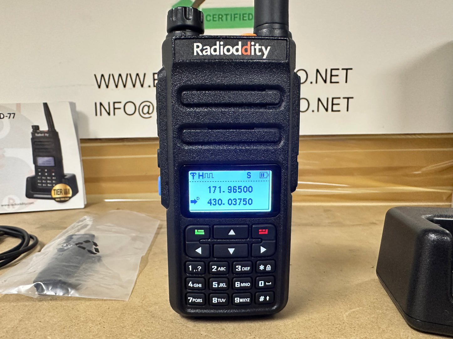 Radioddity GD-77, radio DMR Dual Band Dual.