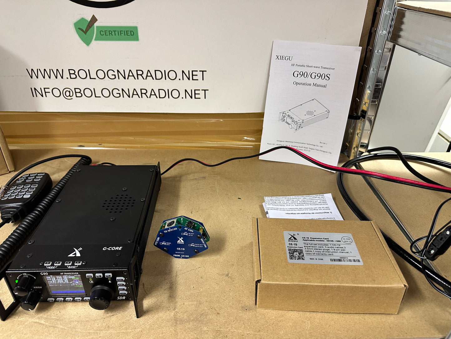 XIEGU G90 + CE19 nuovo