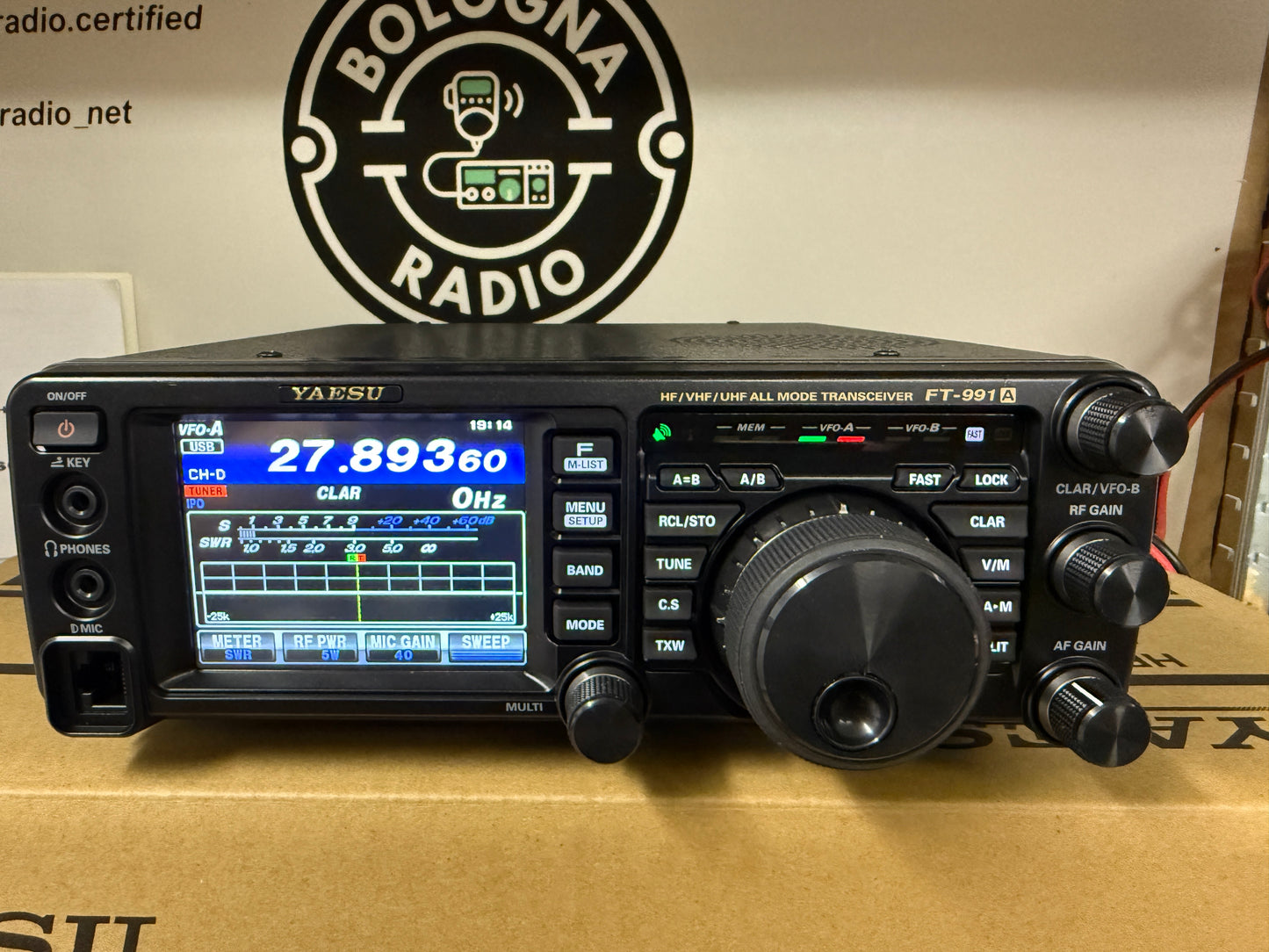 Yaesu FT 991A aprile 2025 garanzia italia 5 anni