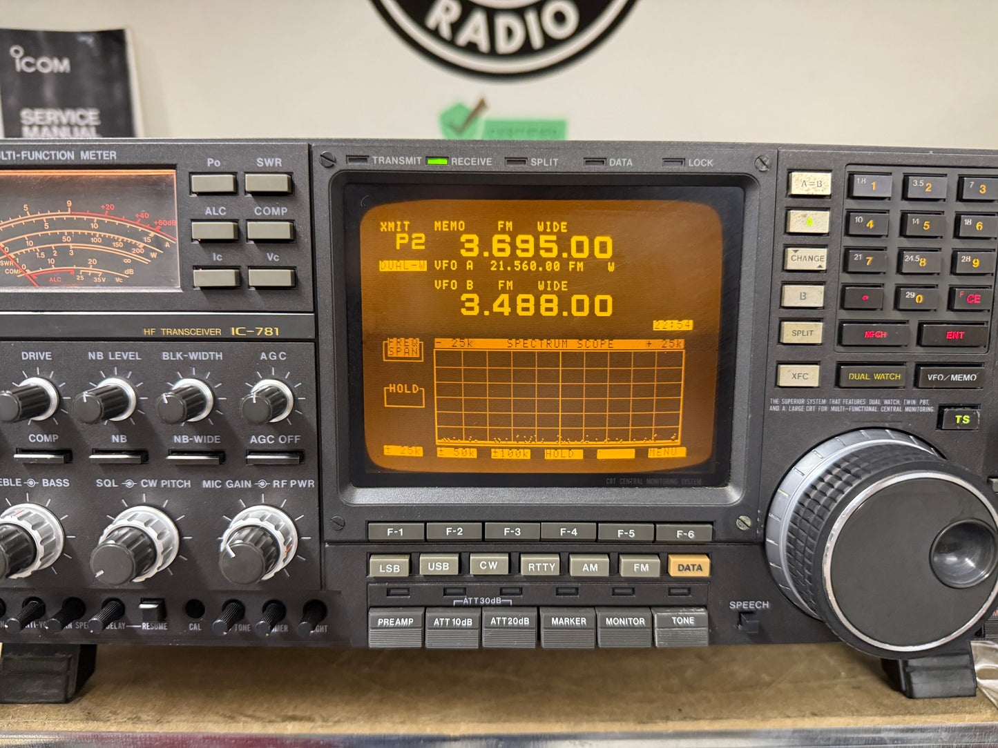 Icom IC 781 perfetto full set + imballo