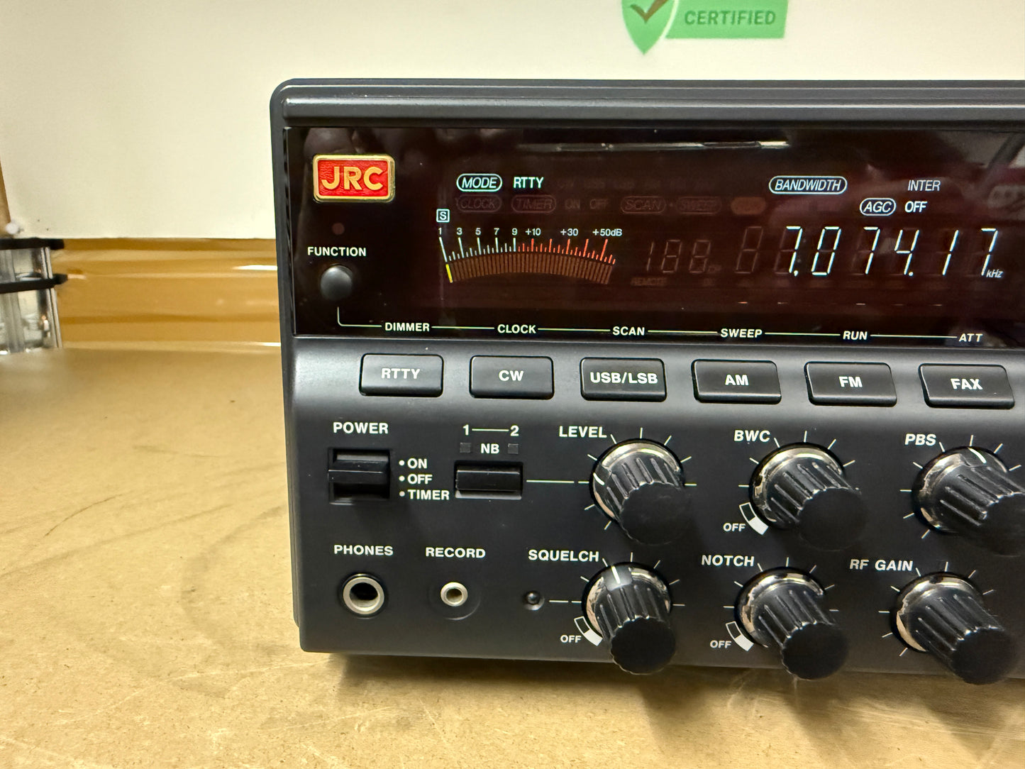 A5 Jrc 535 perfetta + bwc + rtty
