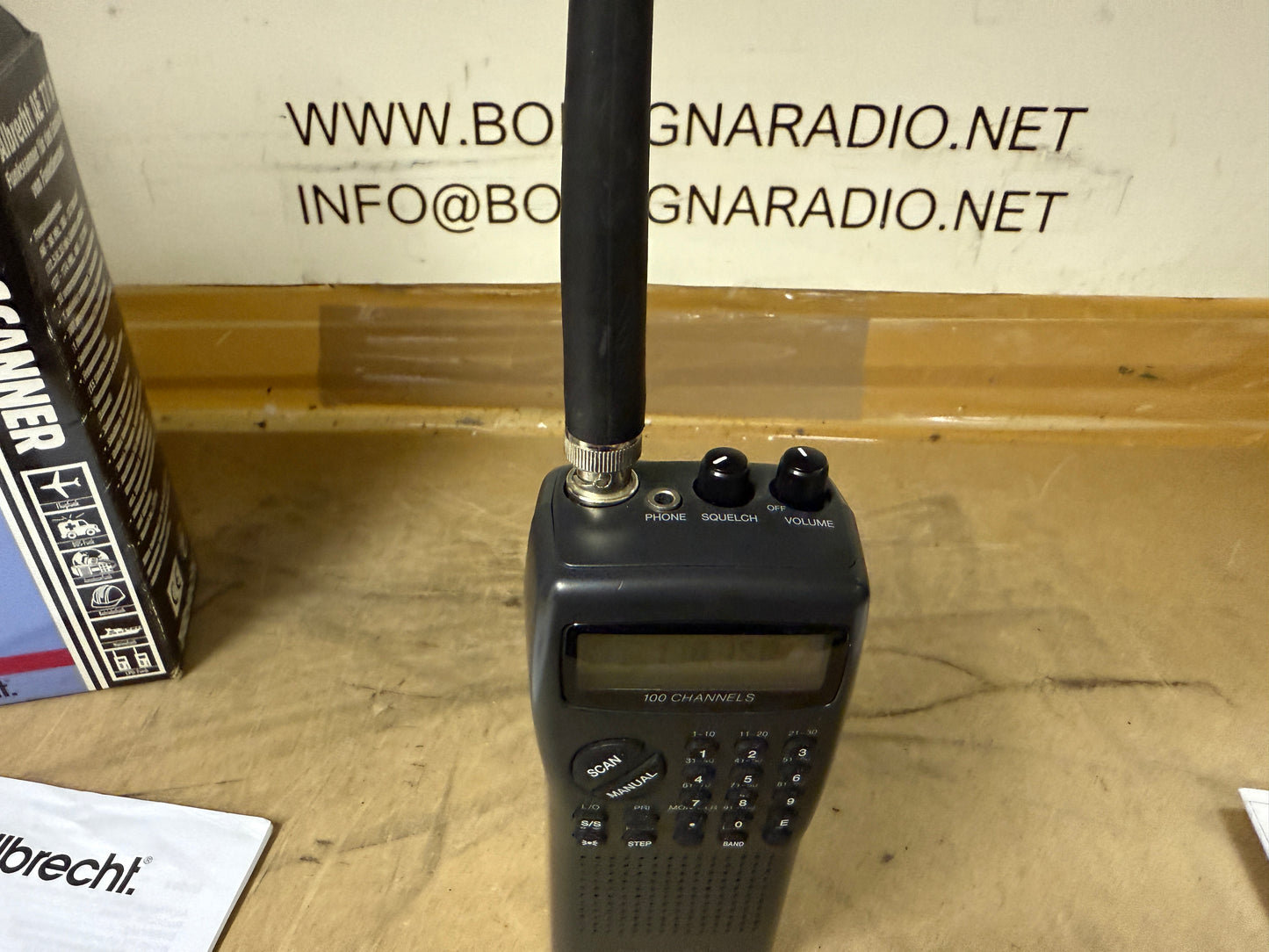Albrecht AE 77H scanner banda aeralea