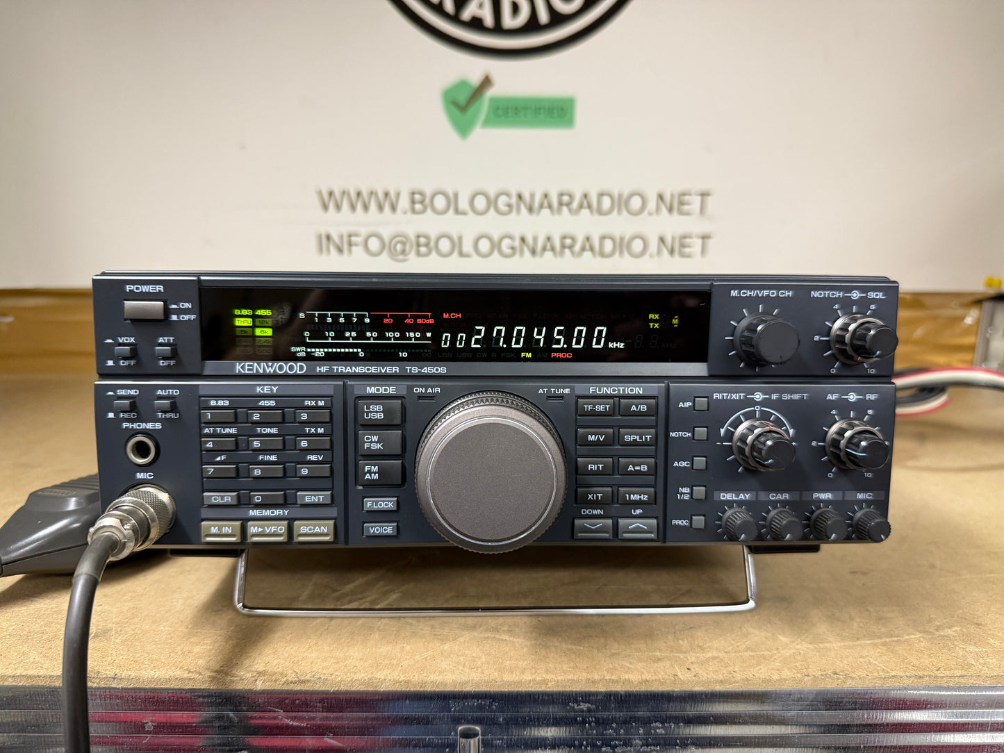 Kenwood TS 450 sat pari al nuovo garanzia 12 mesi