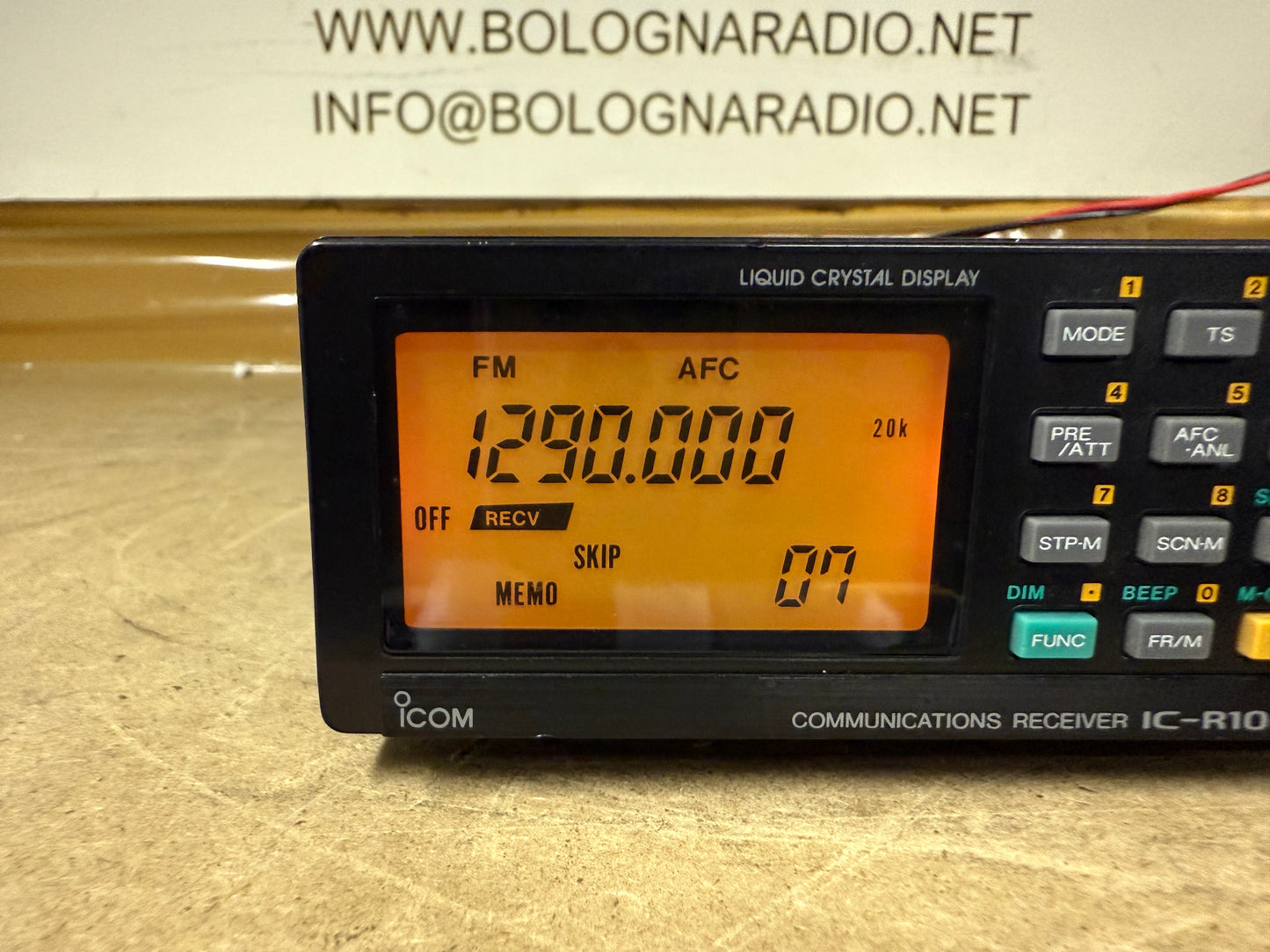 Icom ic r 100 perfetto garanzia 12 mesi