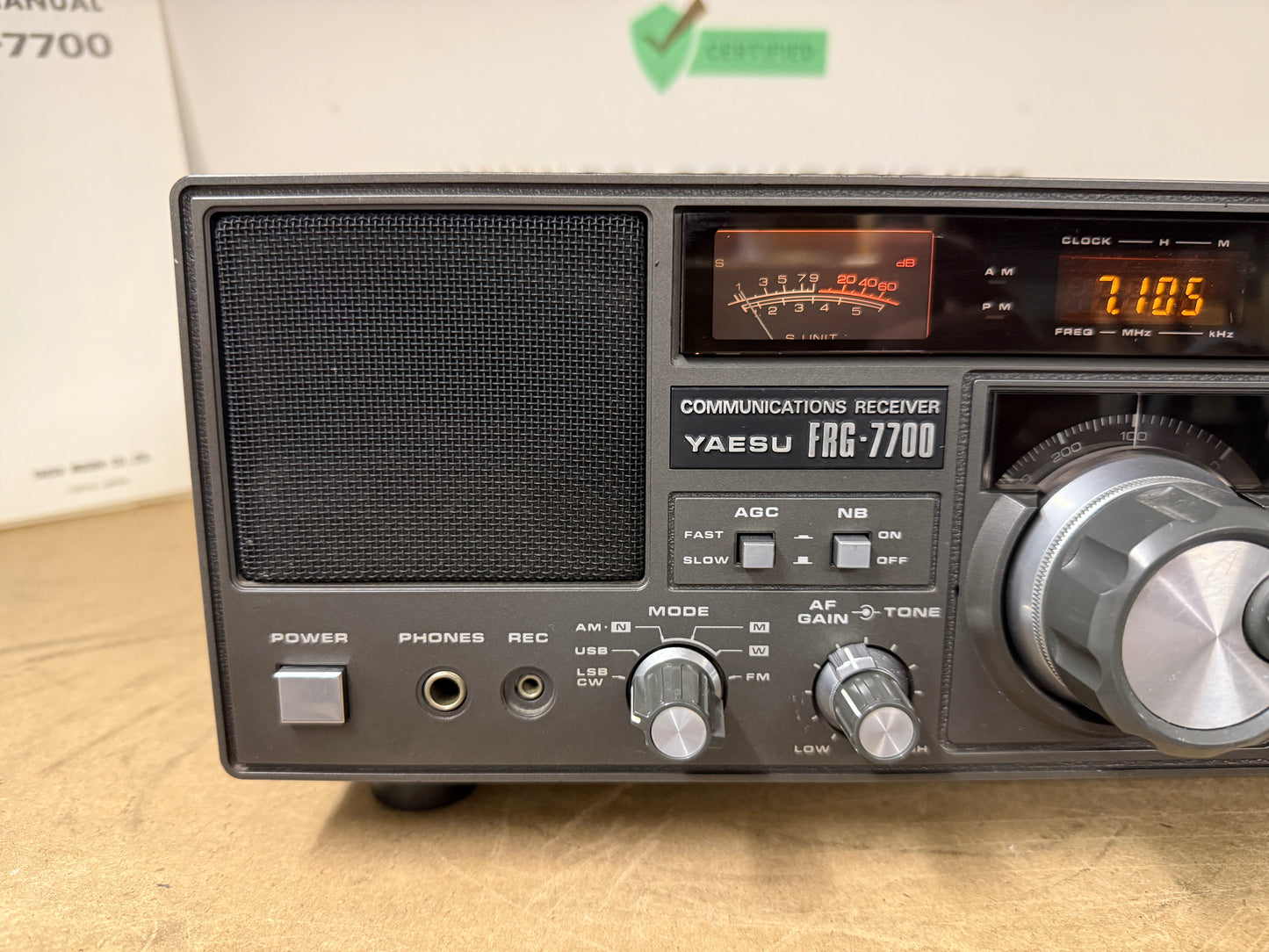 Yaesu frg 7700 + frt 7700 + frv 7700 perfetto