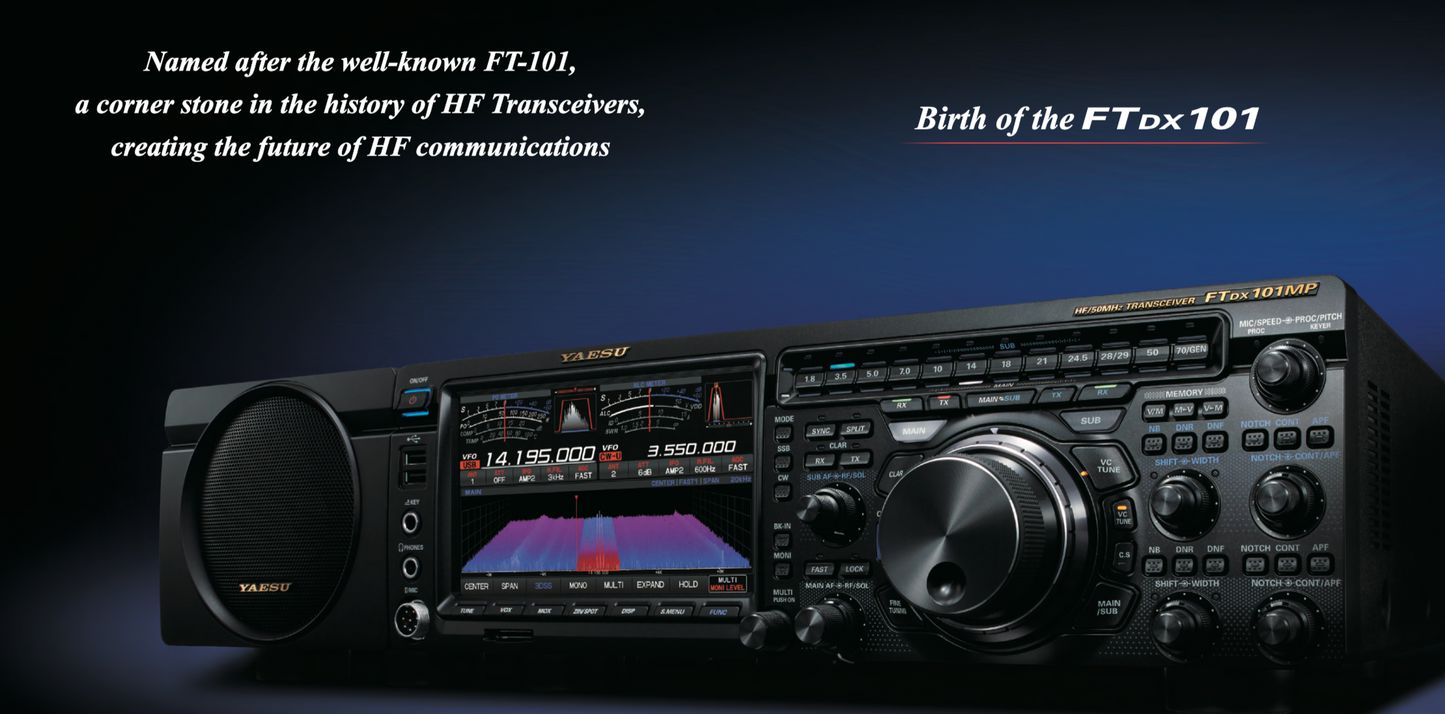Yaesu FTDX 101 MP 200Watt garanzia ufficiale Italia 5 anni csyeson