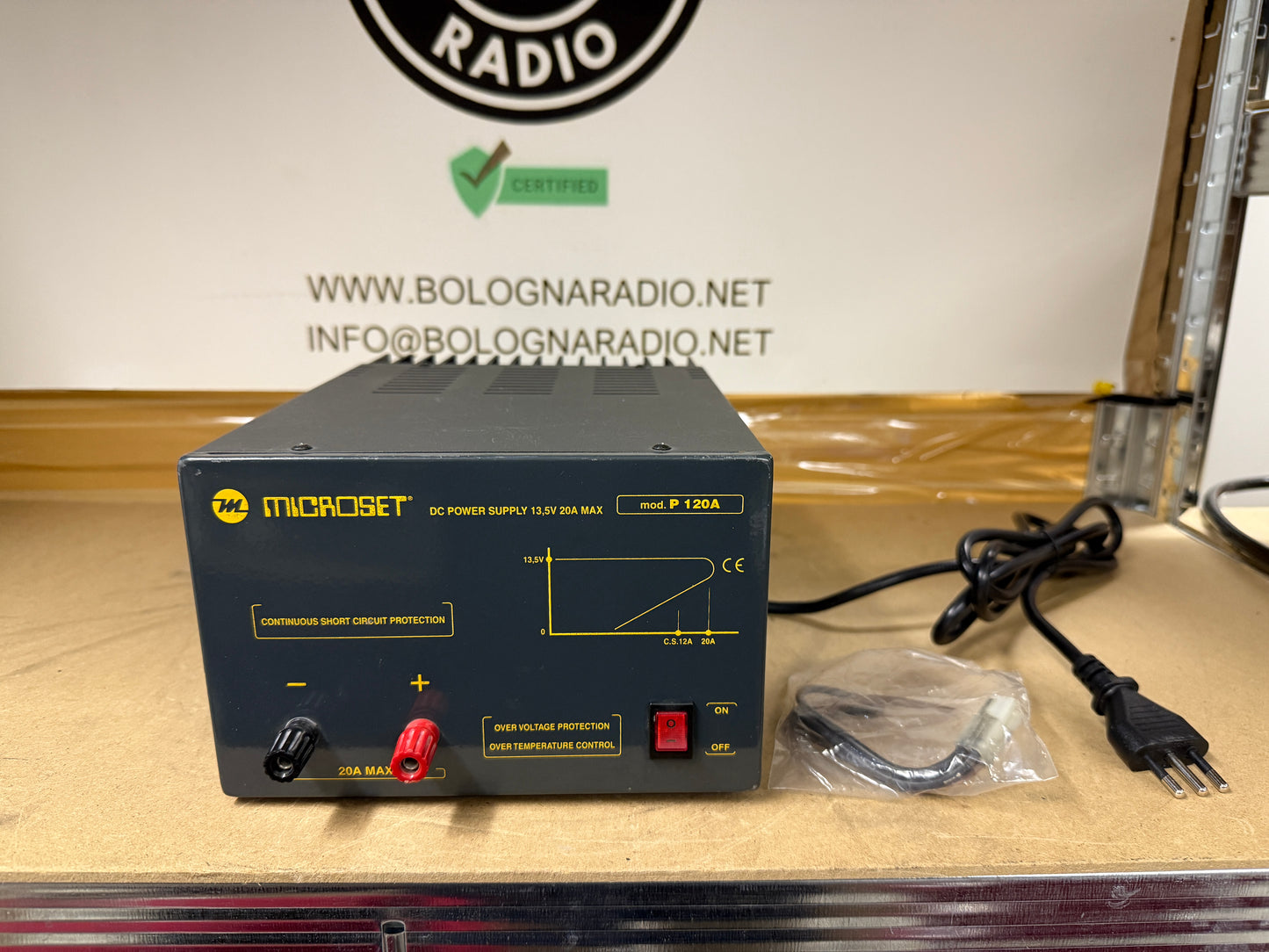 Microset P 120A alimentatore 20A