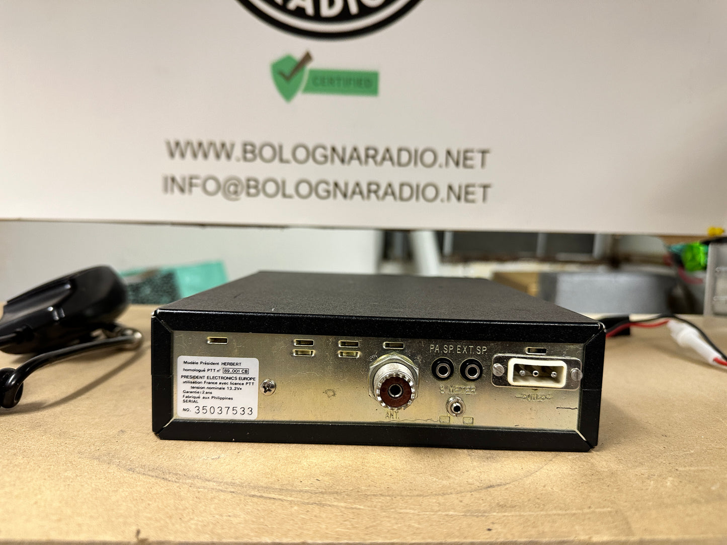 Radio CB President Herbert 40 canali am/fm