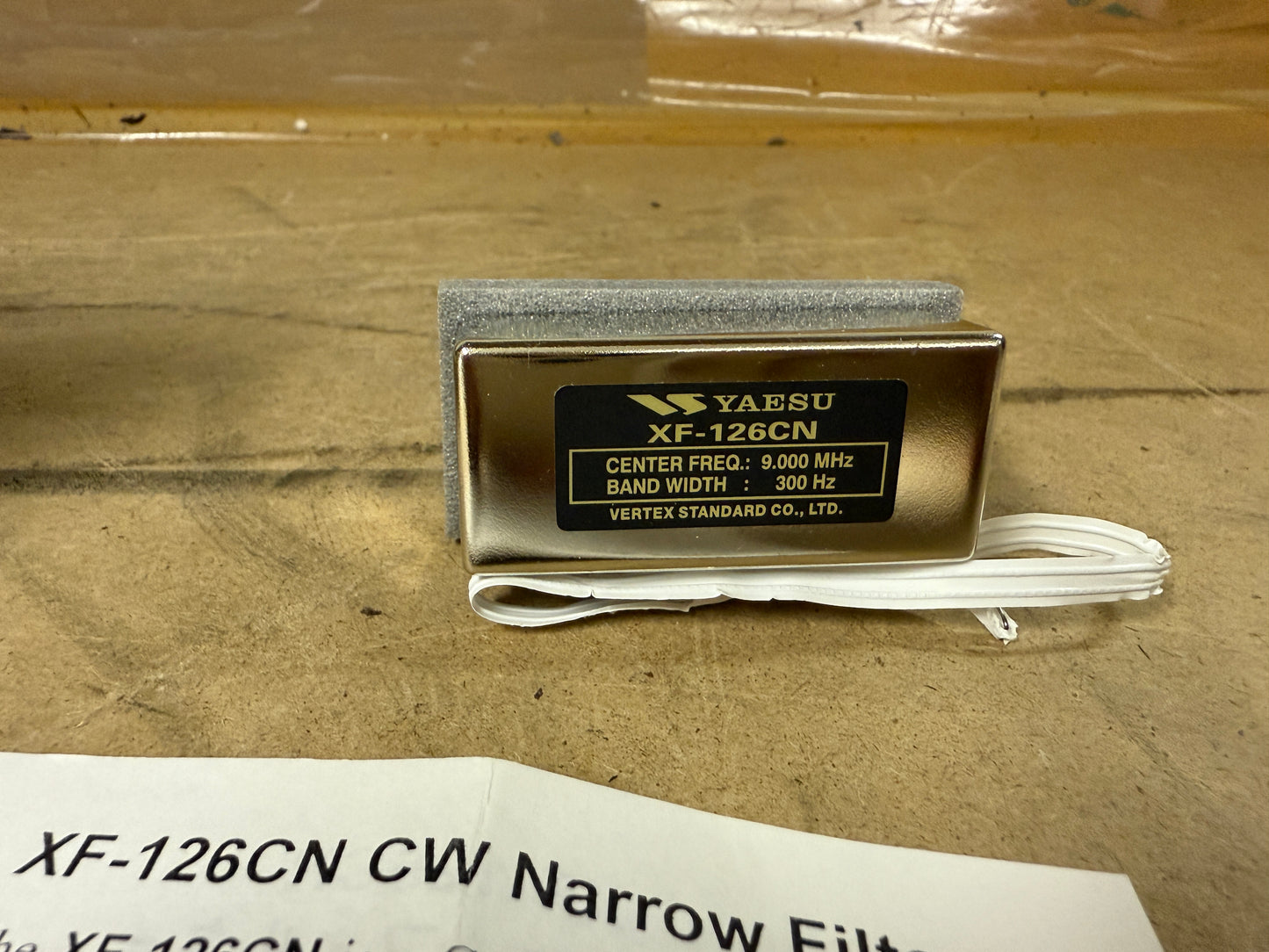 Yaesu XF 126 CN filtro cw 300 Hz nuovo