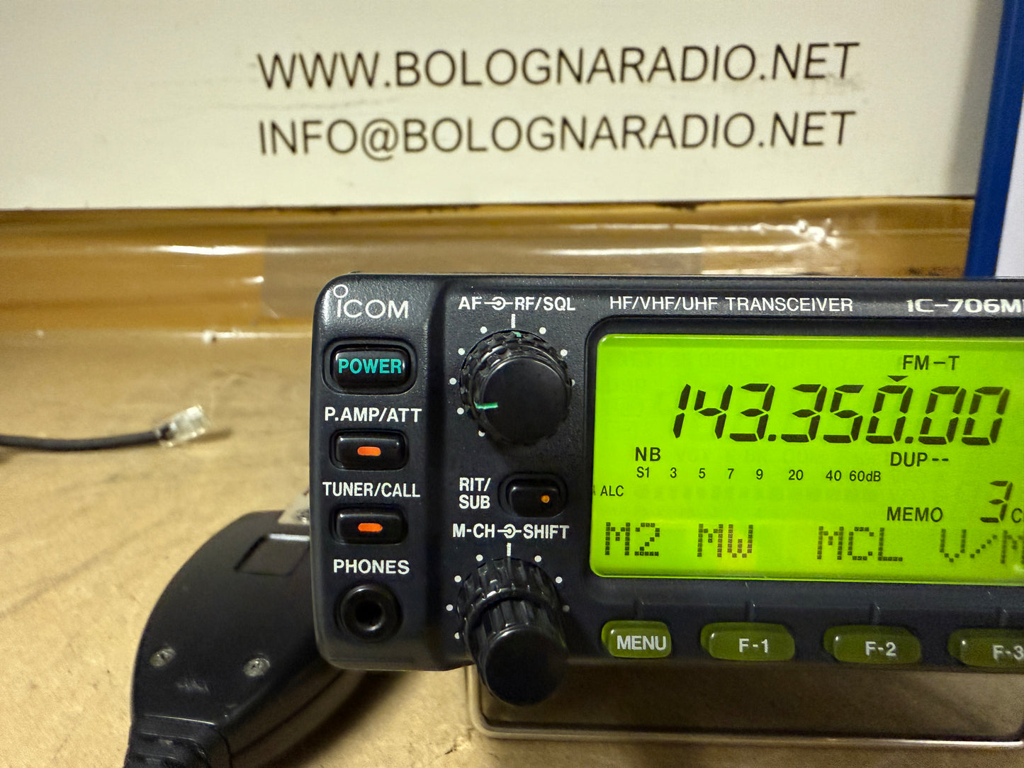 Icom IC 706 MK2G + DSP UT106 garanzia 12 mesi