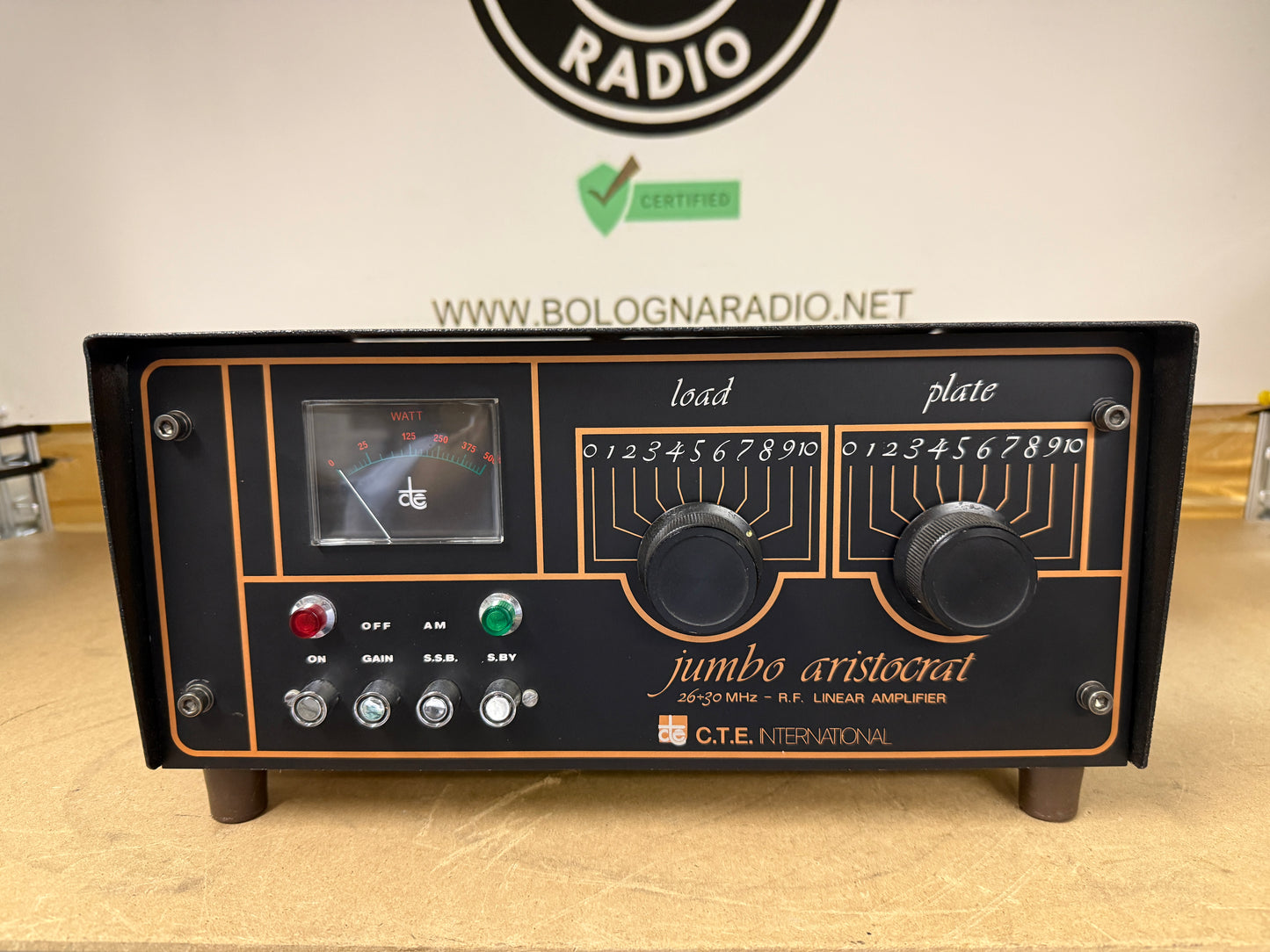 Jumbo Aristocrat Amplificatore Lineare CB da base valvolare