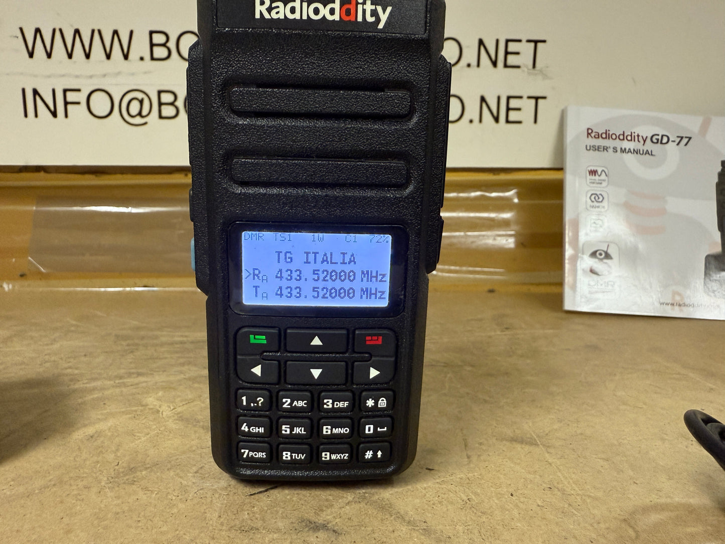 Radioddity GD-77, DMR Dual Band paria al nuovo