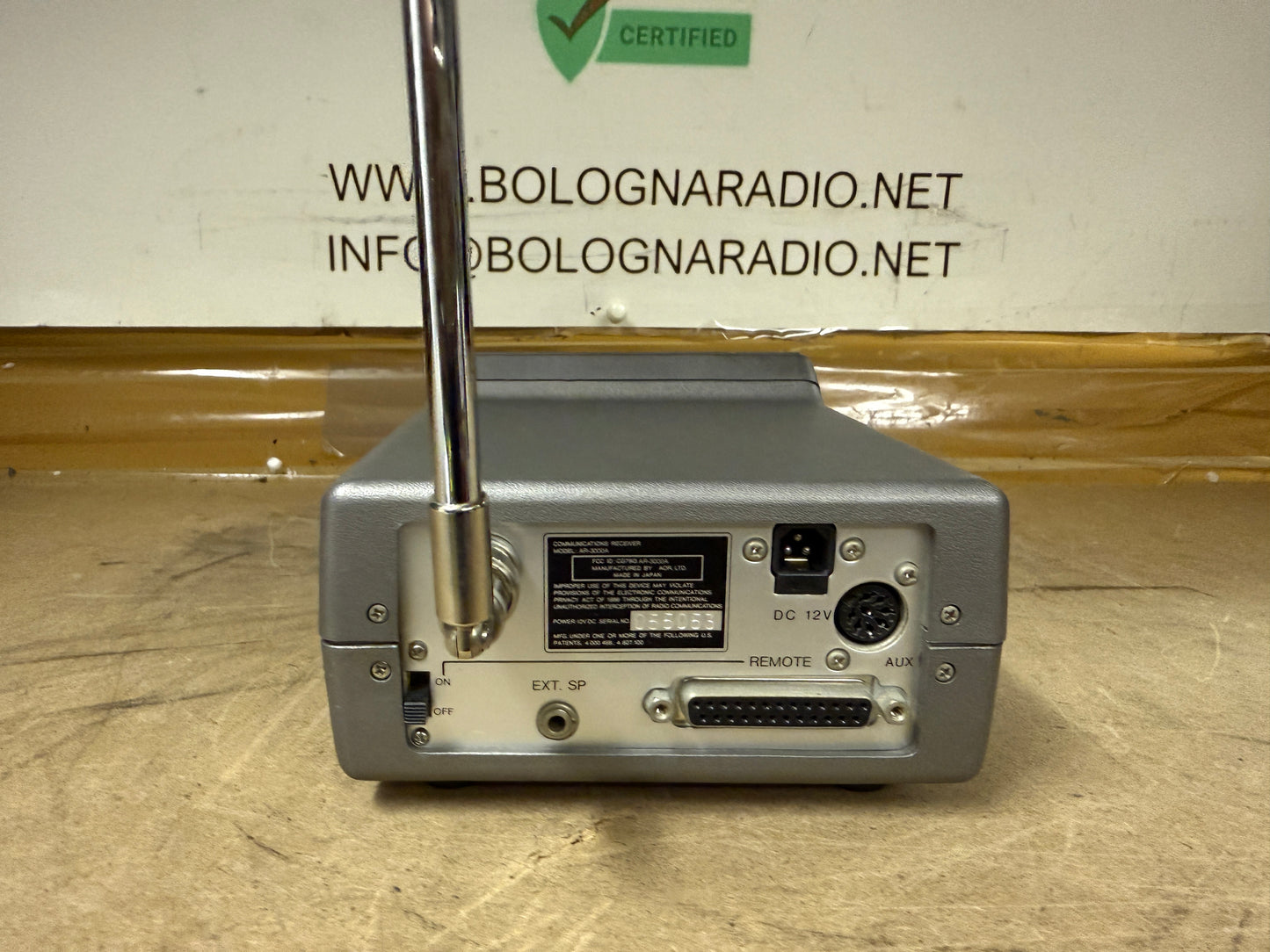 Ricevitore AOR 3000A ottimo Garanzia 12 mesi