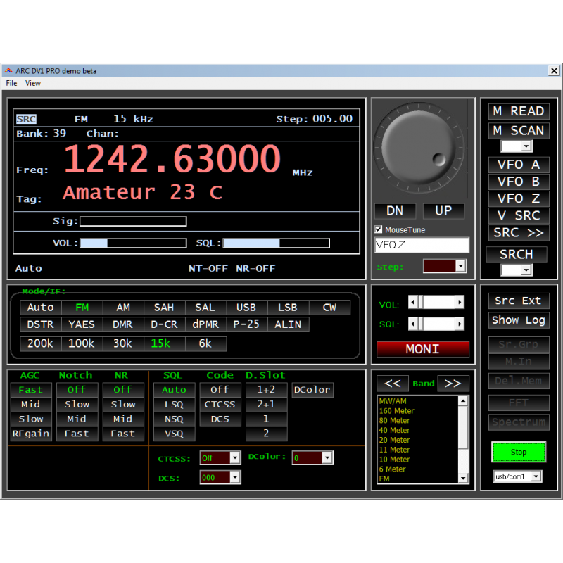 SOFTWARE ARC DV1 PRO PER AOR DV 1