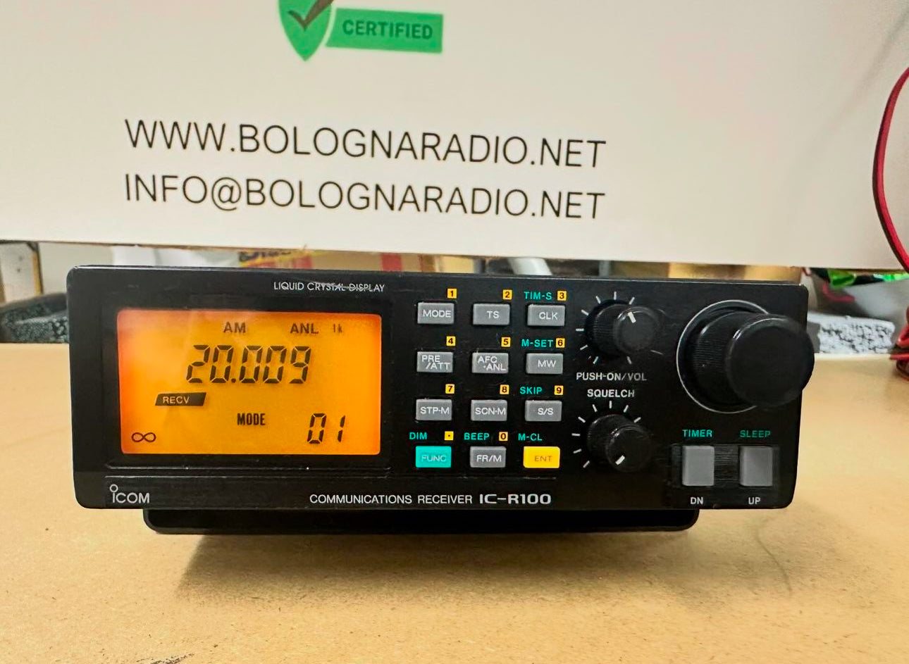 Ricevitore ICOM IC-R100 Con scheda SSB