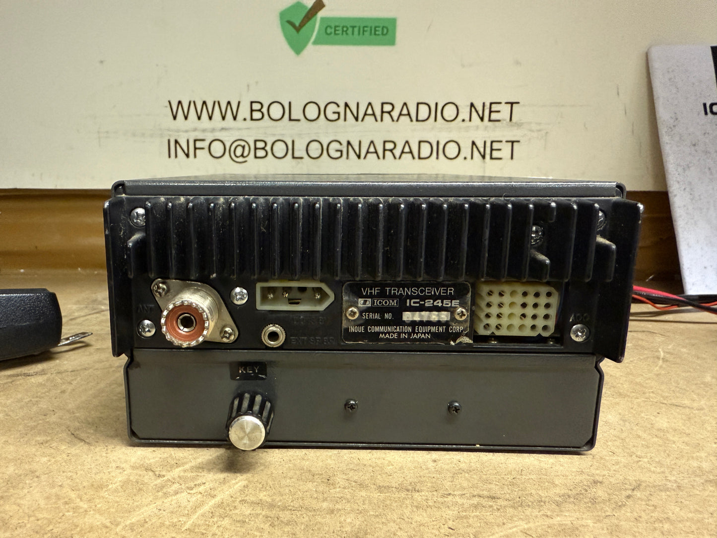 Icom ic 245e + ic-rm3 controller