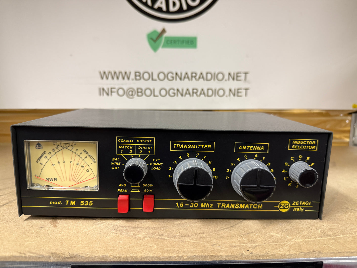 Zetagi TM 535 ACCORDATORE 1,5-30 MHz