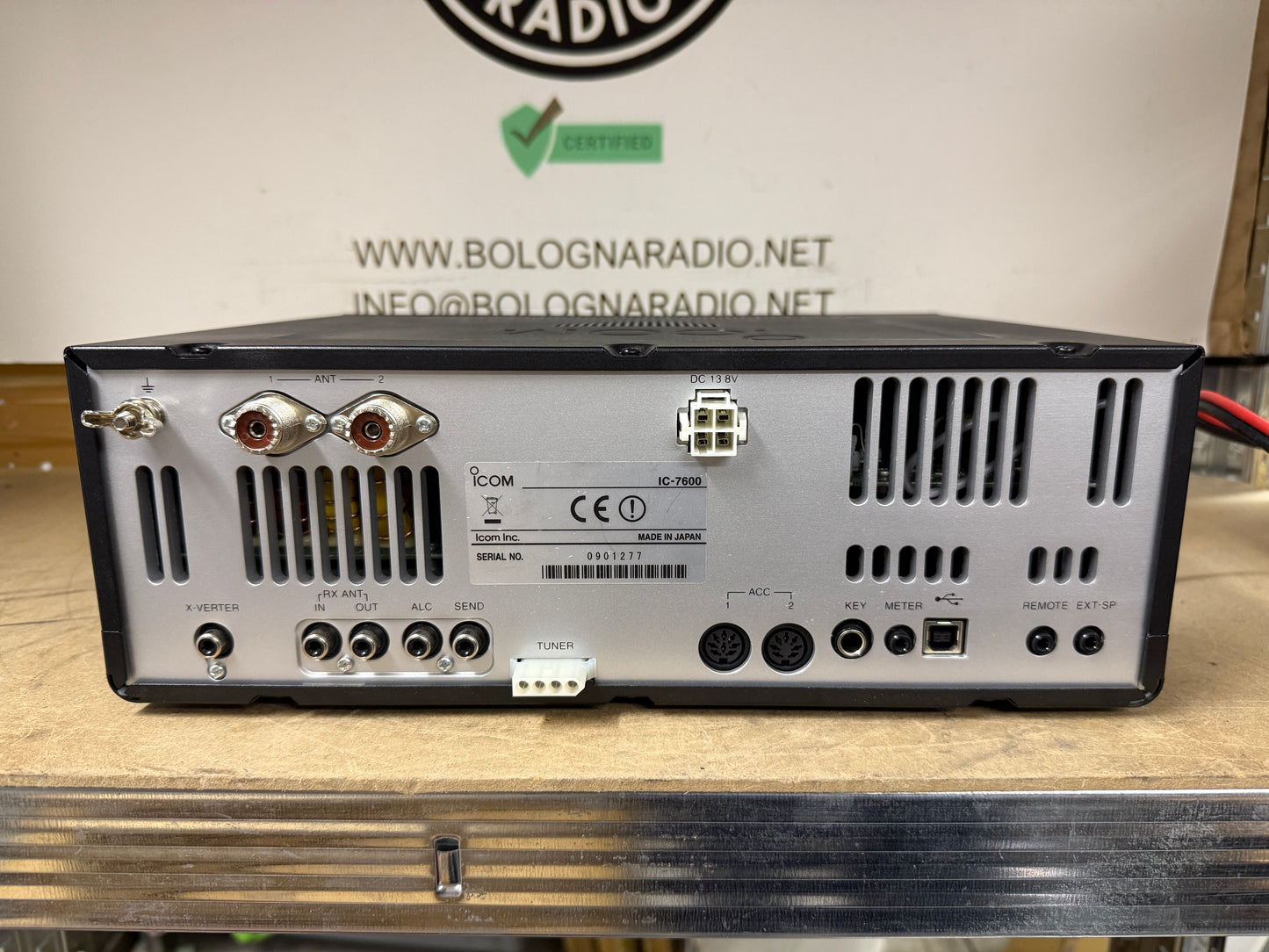 Icom ic 7600 full set pari al nuovo Garanzia 12 Mesi