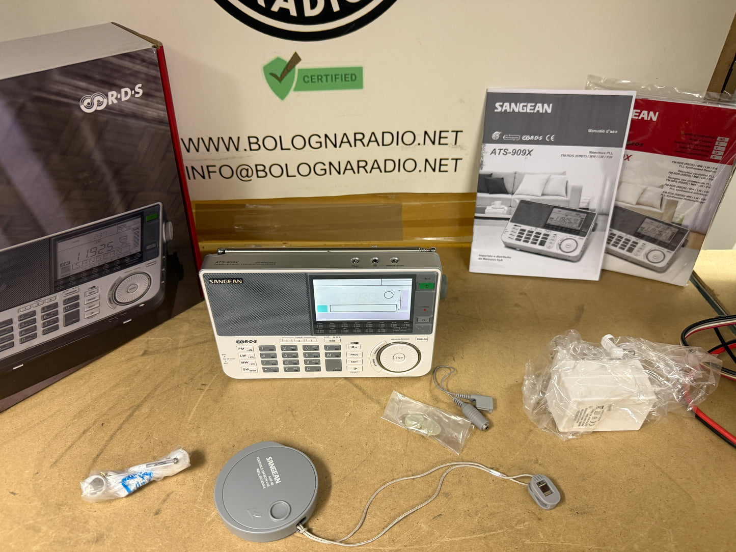 Sangean ATS-909X nuovo full set garanzia 12 mei
