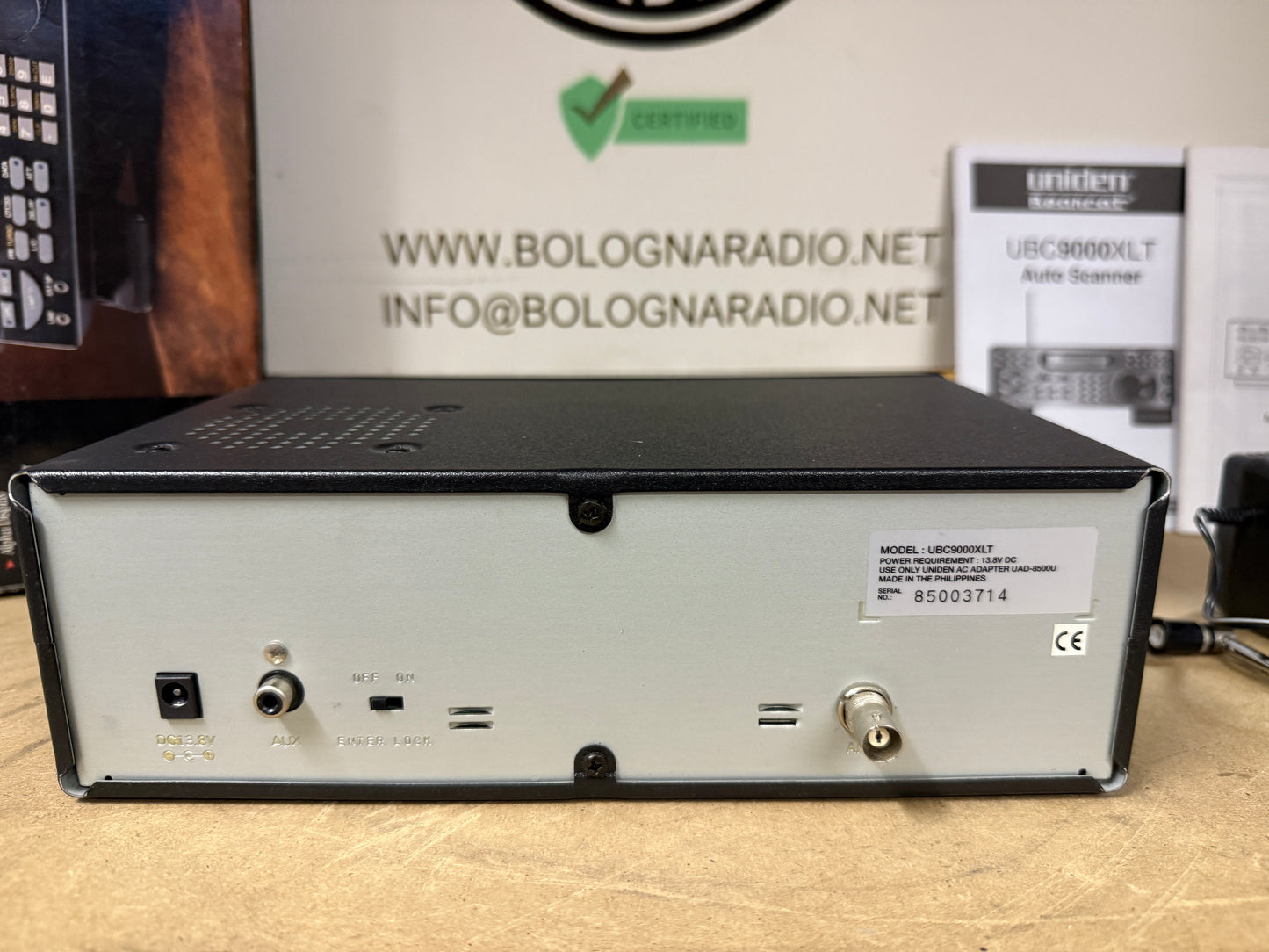 Uniden UBC 9000 XLT pari al nuovo full set