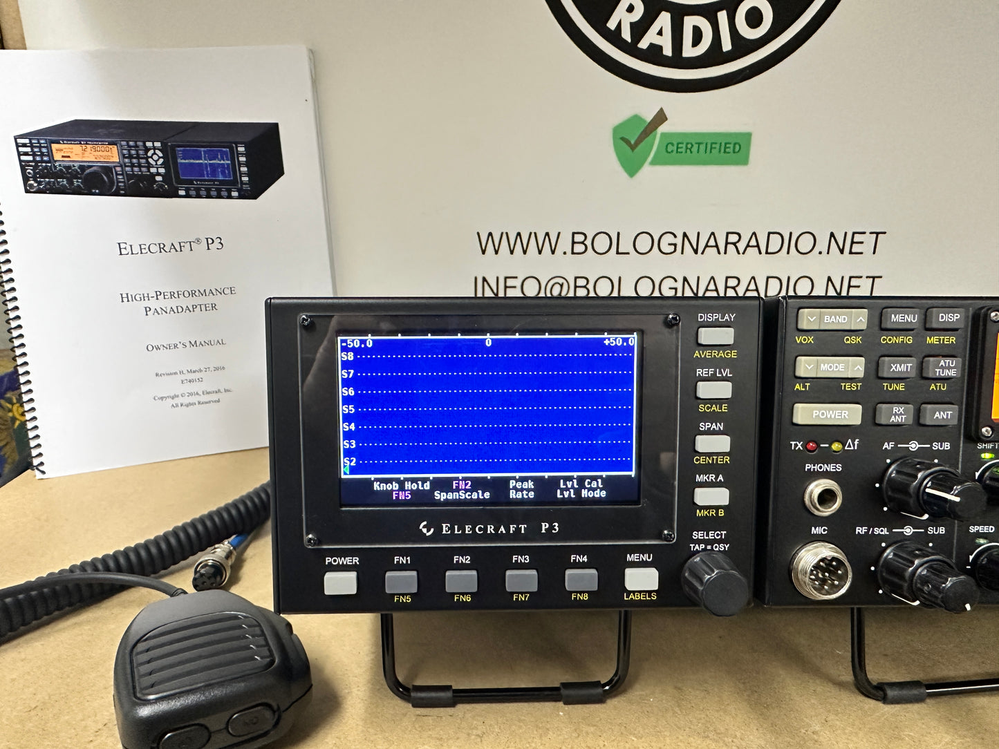Ricetrasmettitore Elecraft K3 100Watt full set con P3