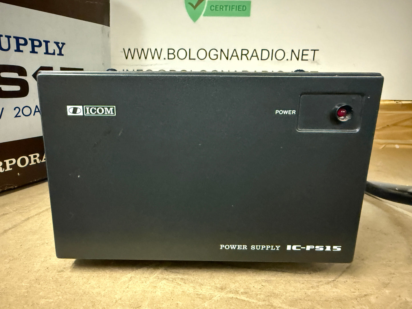 Icom ic ps 15 alimentatore 20 amp