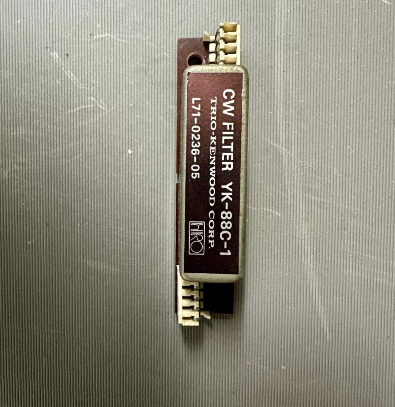 Kenwood YK-88C1 CW Crystal Filter Plug-in - ZF: 8830 kHz, BW: 500 Hz