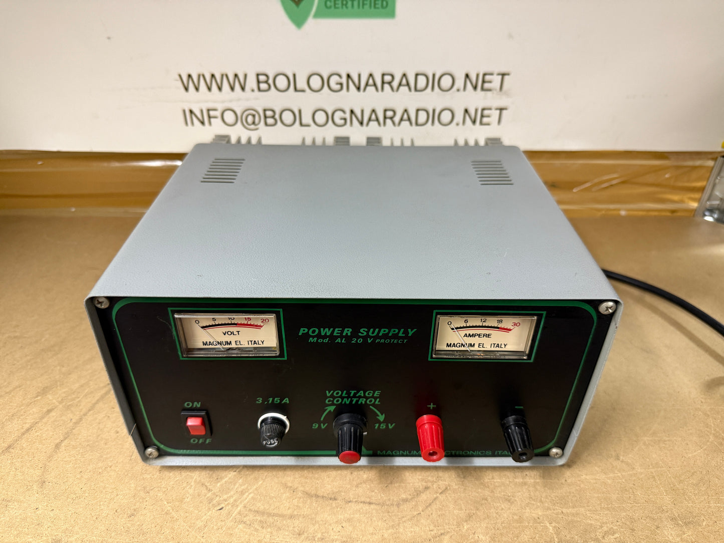 Magnum AL 20 V protect alimentatore 20 ampere