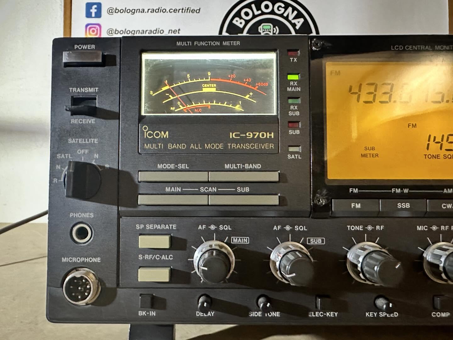 Ricetrasmettitore icom IC-970