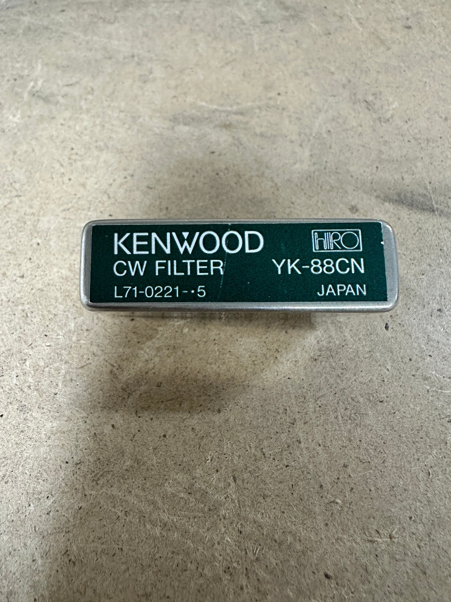 Filtro cw 270 Hz kenwood YK-88CN