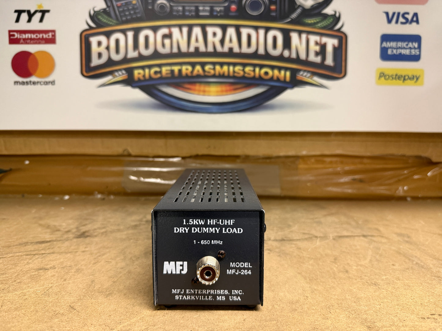 MFJ-264 carico fittizio a secco 1,5 kW.